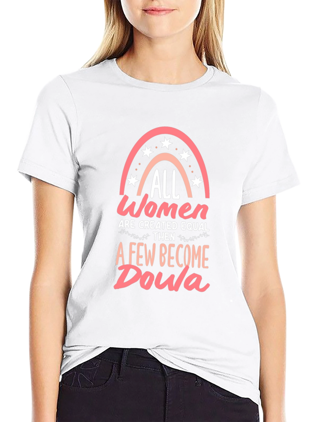 All Women Created Equal Doula Graphic T-Shirt