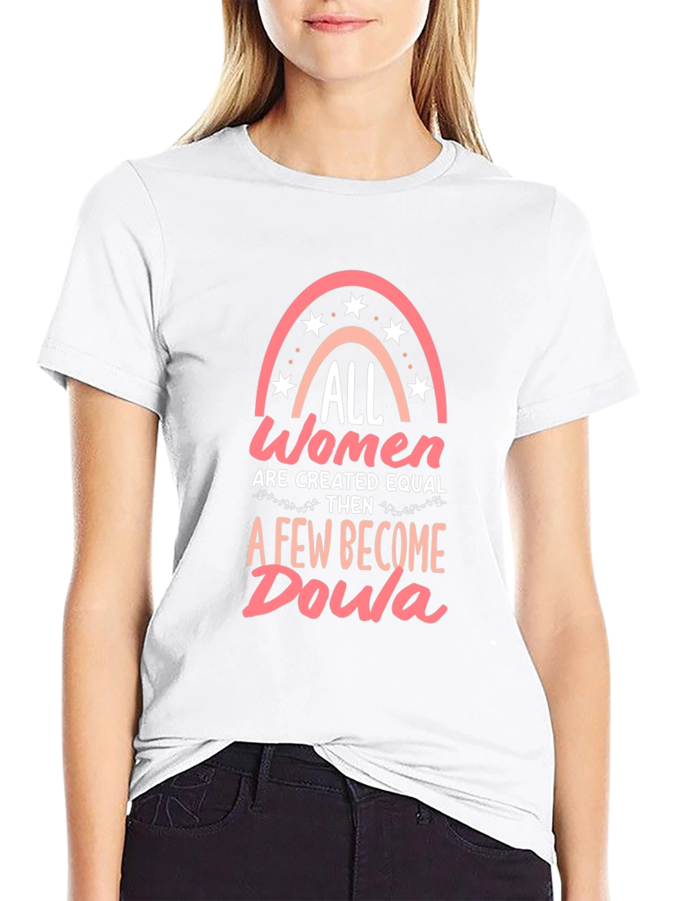 All Women Created Equal Doula Graphic T-Shirt