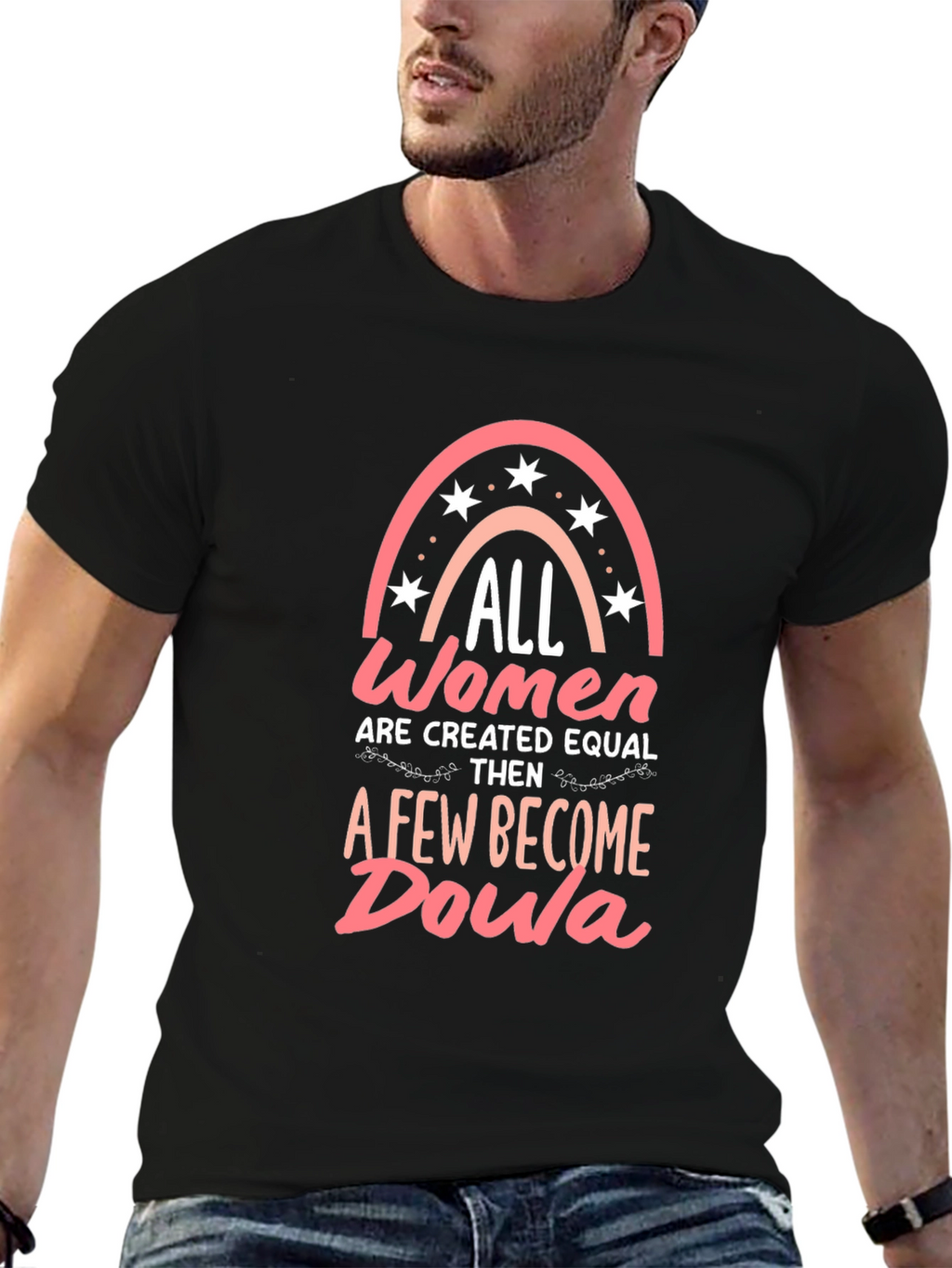 All Women Created Equal Doula Graphic T-Shirt