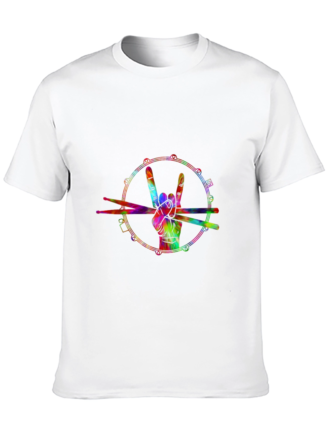 Rock On Drummer Graphic Tee