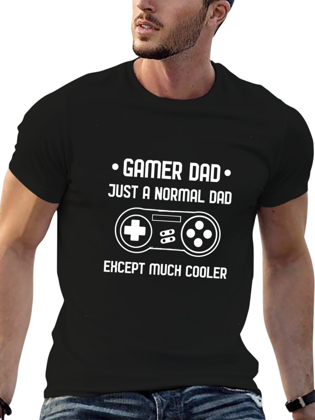 Gamer Dad Graphic T-Shirt - Cool Dad Edition!