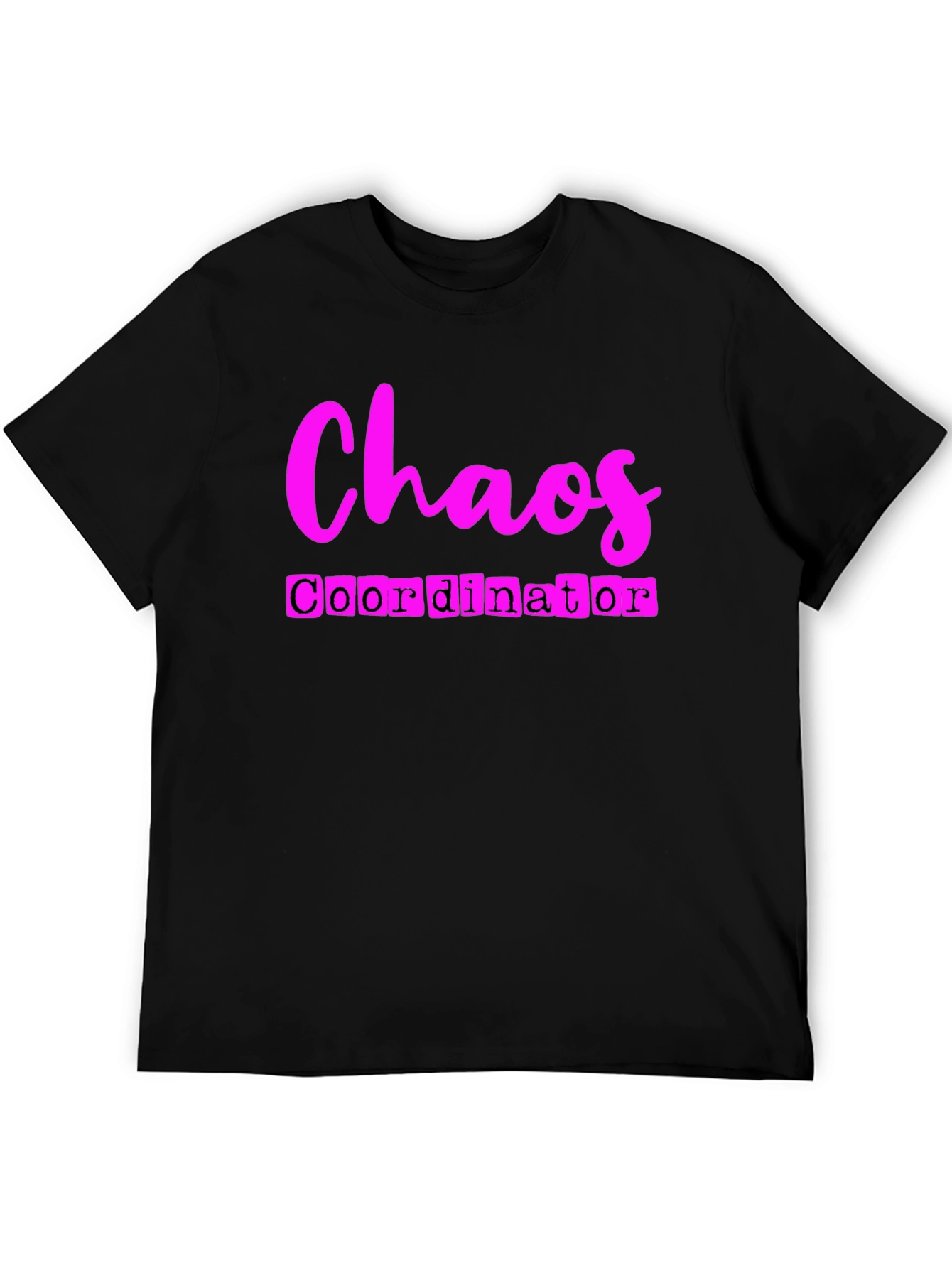 Chaos Coordinator Graphic Tee - Black