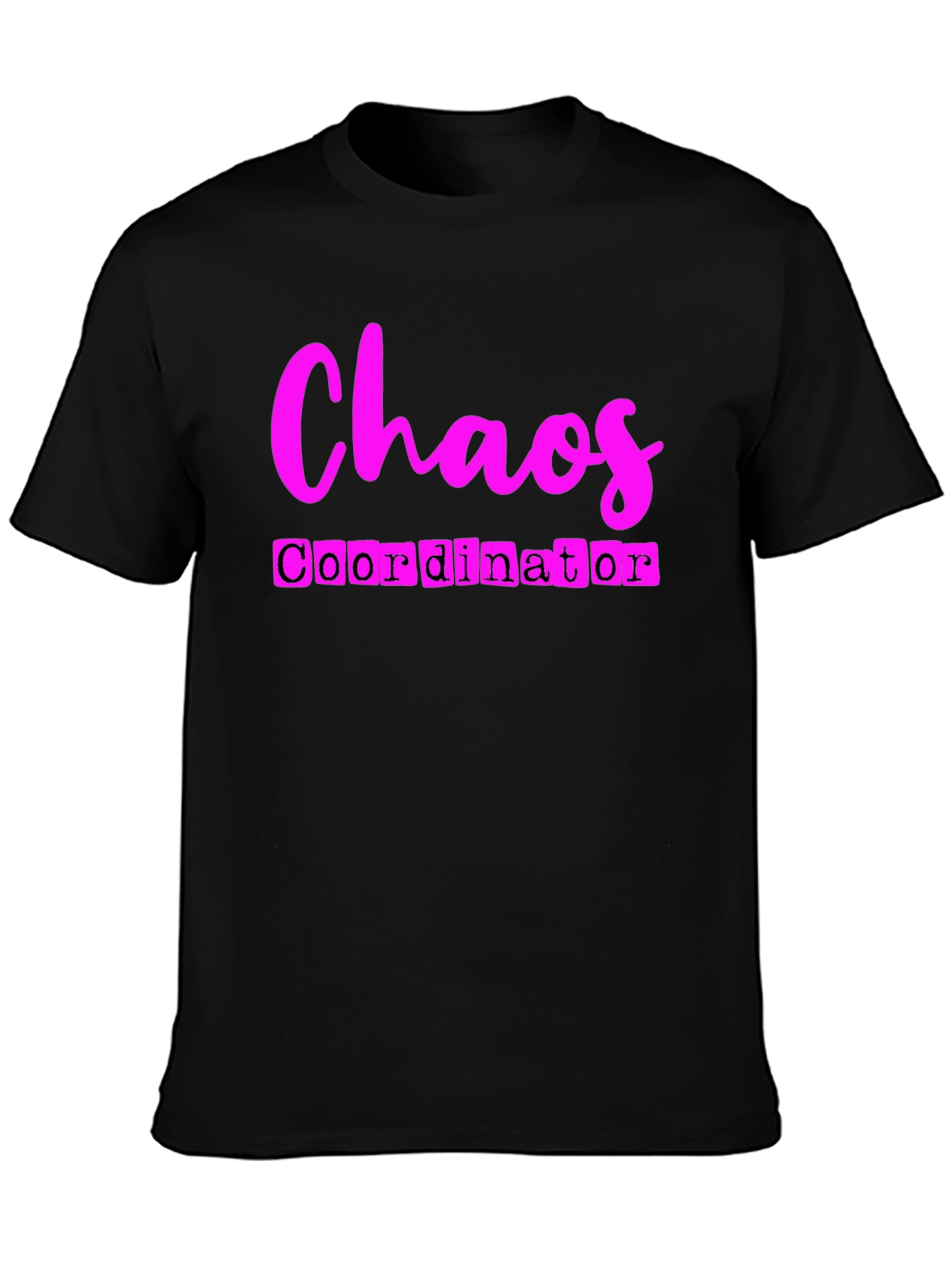 Chaos Coordinator Graphic Tee - Black