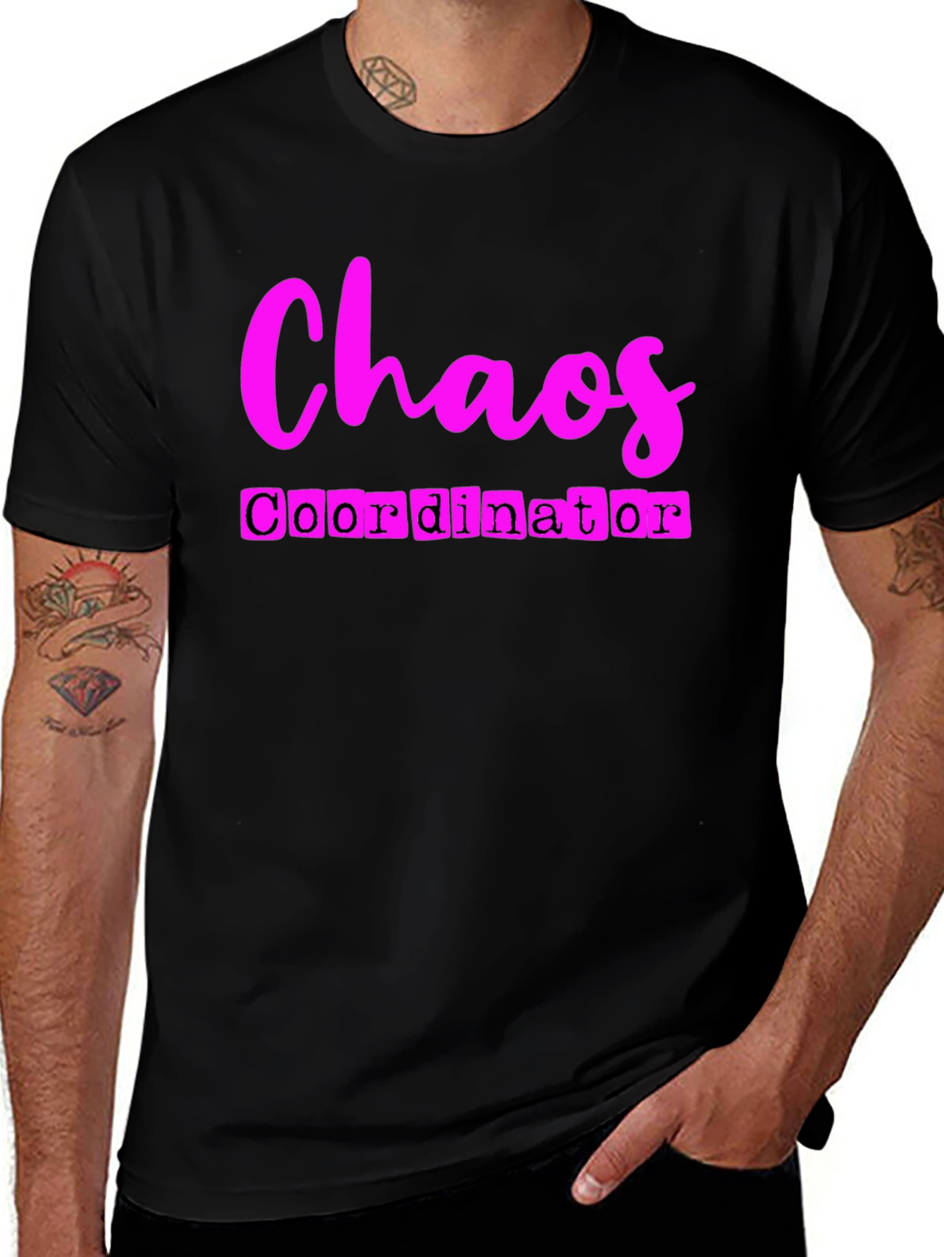 Chaos Coordinator Graphic Tee - Black
