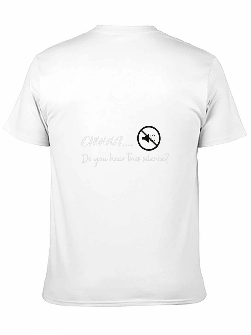 Silence Graphic Tee - Trendy Mens Black T-Shirt
