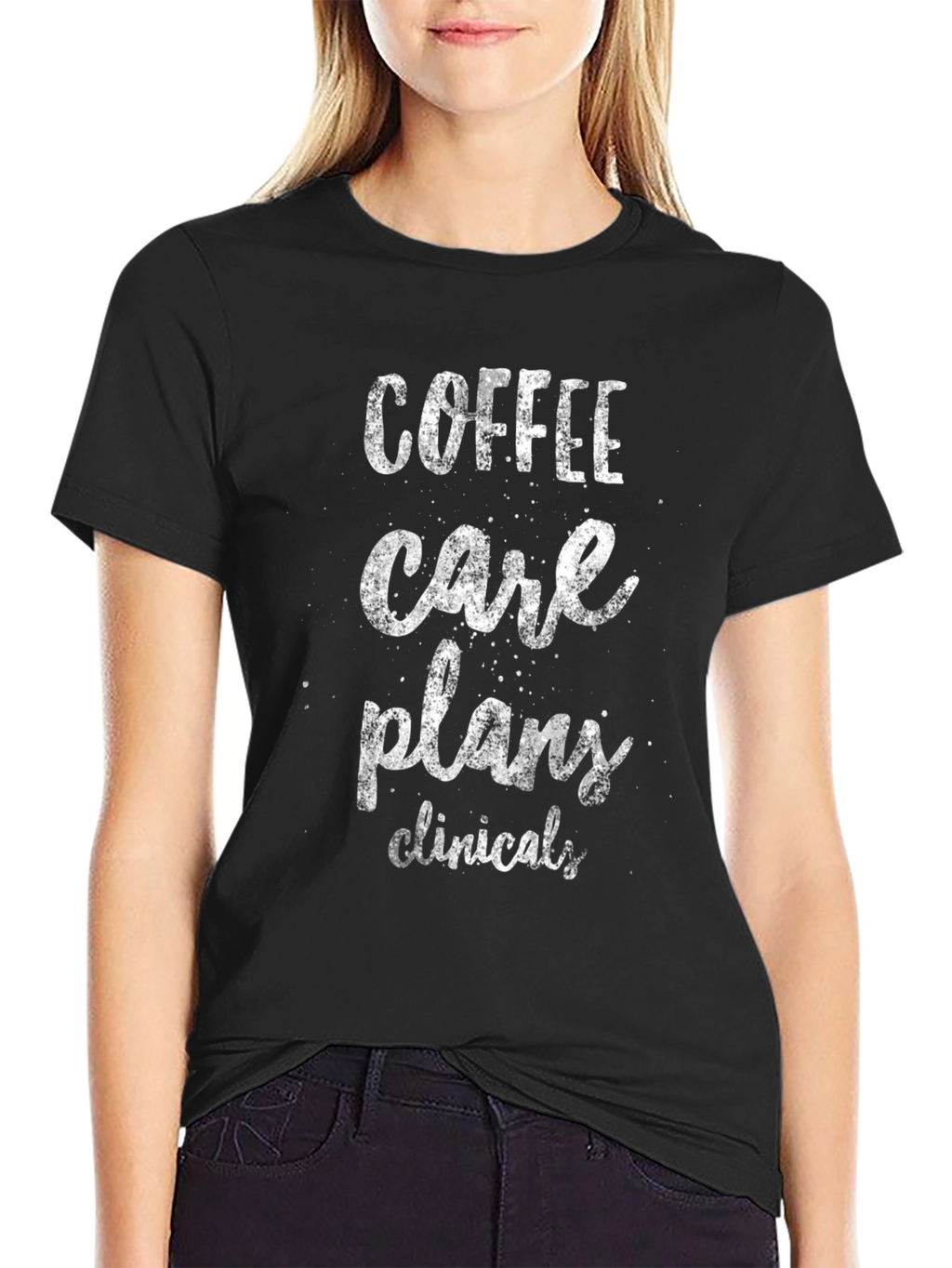 Coffee Care Plans Clinicals Black T-Shirt
