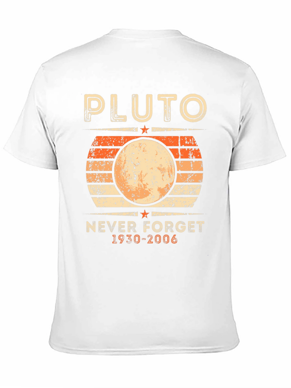 Pluto Never Forget T-Shirt - Retro Planet Design