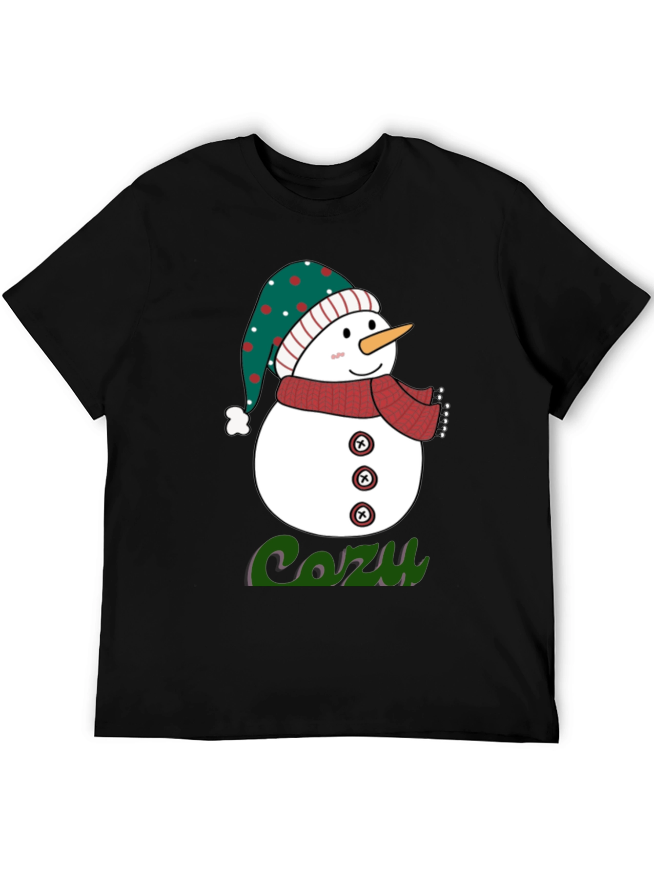 Cozy Snowman Graphic Tee