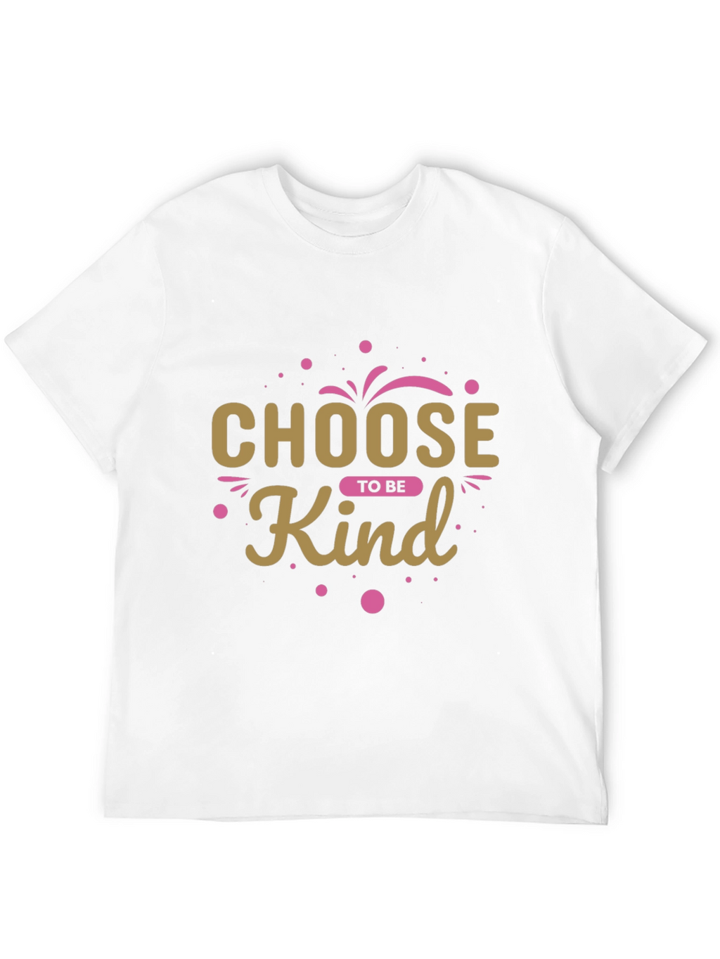 Choose To Be Kind Graphic Black T-Shirt