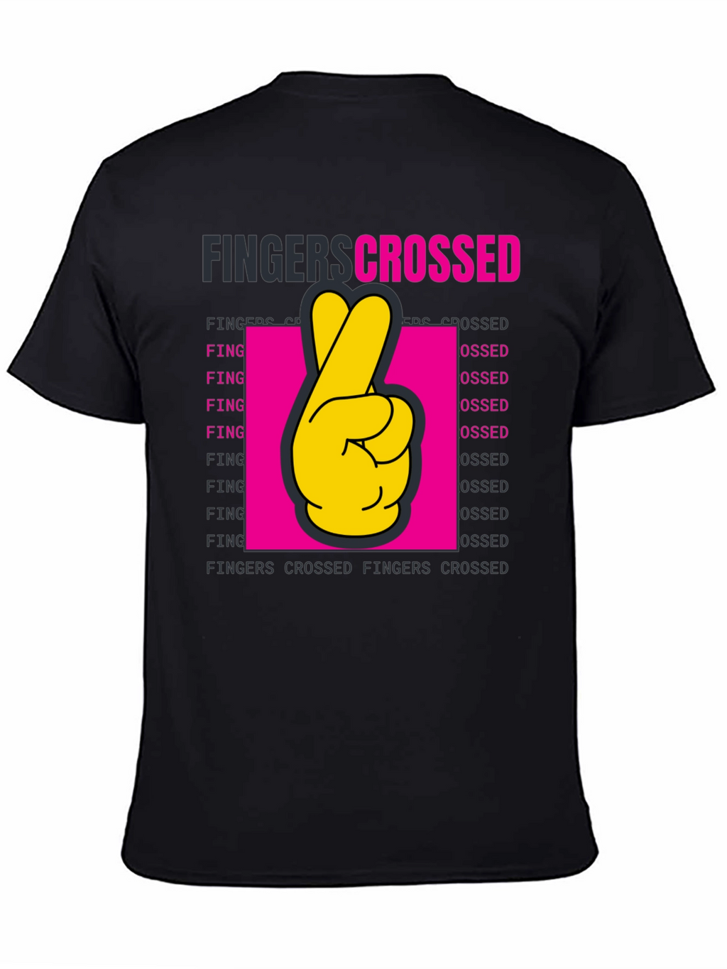 Fingers Crossed Graphic T-Shirt - Lucky Charm Tee