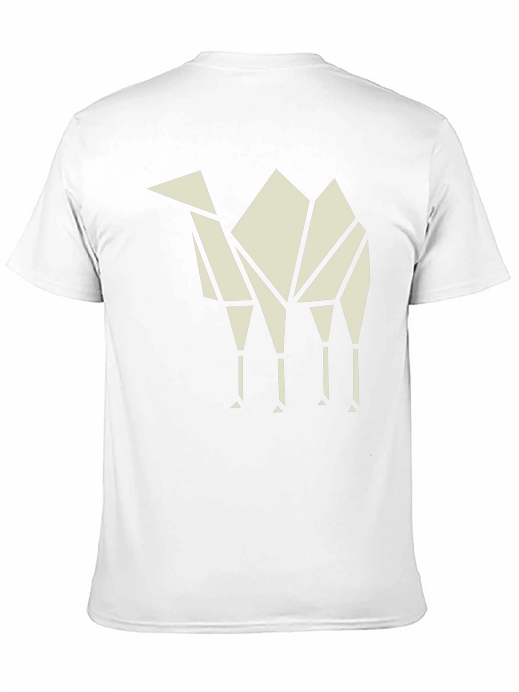 Geometric Camel T-Shirt - Modern Graphic Tee