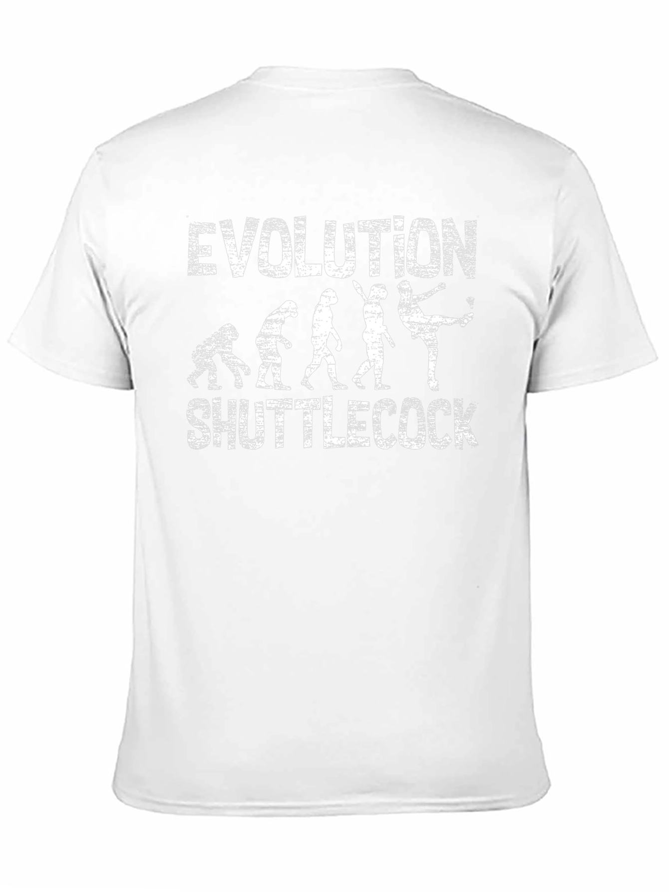 Evolution Shuttlecock T-Shirt - Funny Badminton Tee