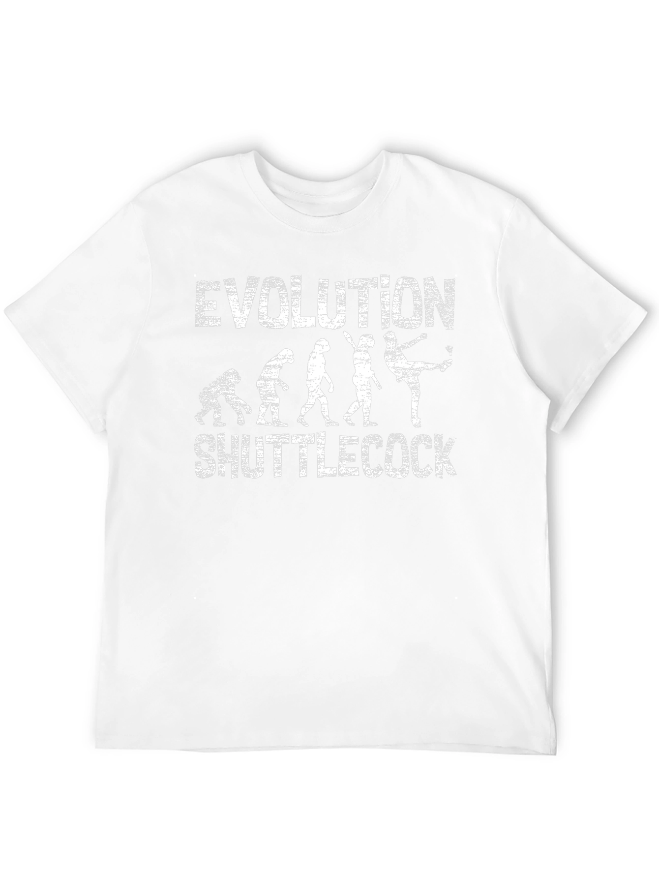 Evolution Shuttlecock T-Shirt - Funny Badminton Tee