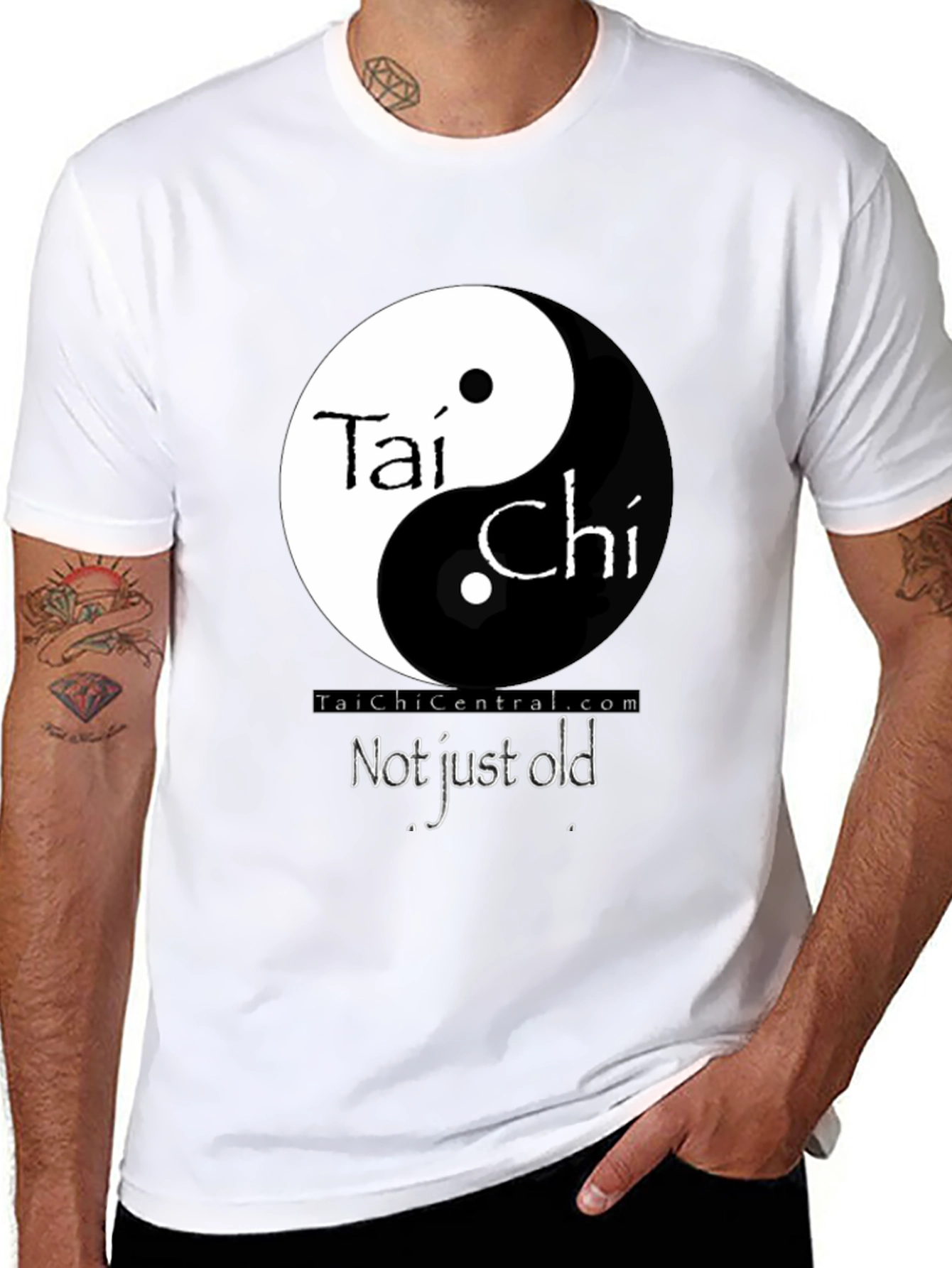 Tai Chi Yin Yang Graphic T-Shirt - Not Just Old
