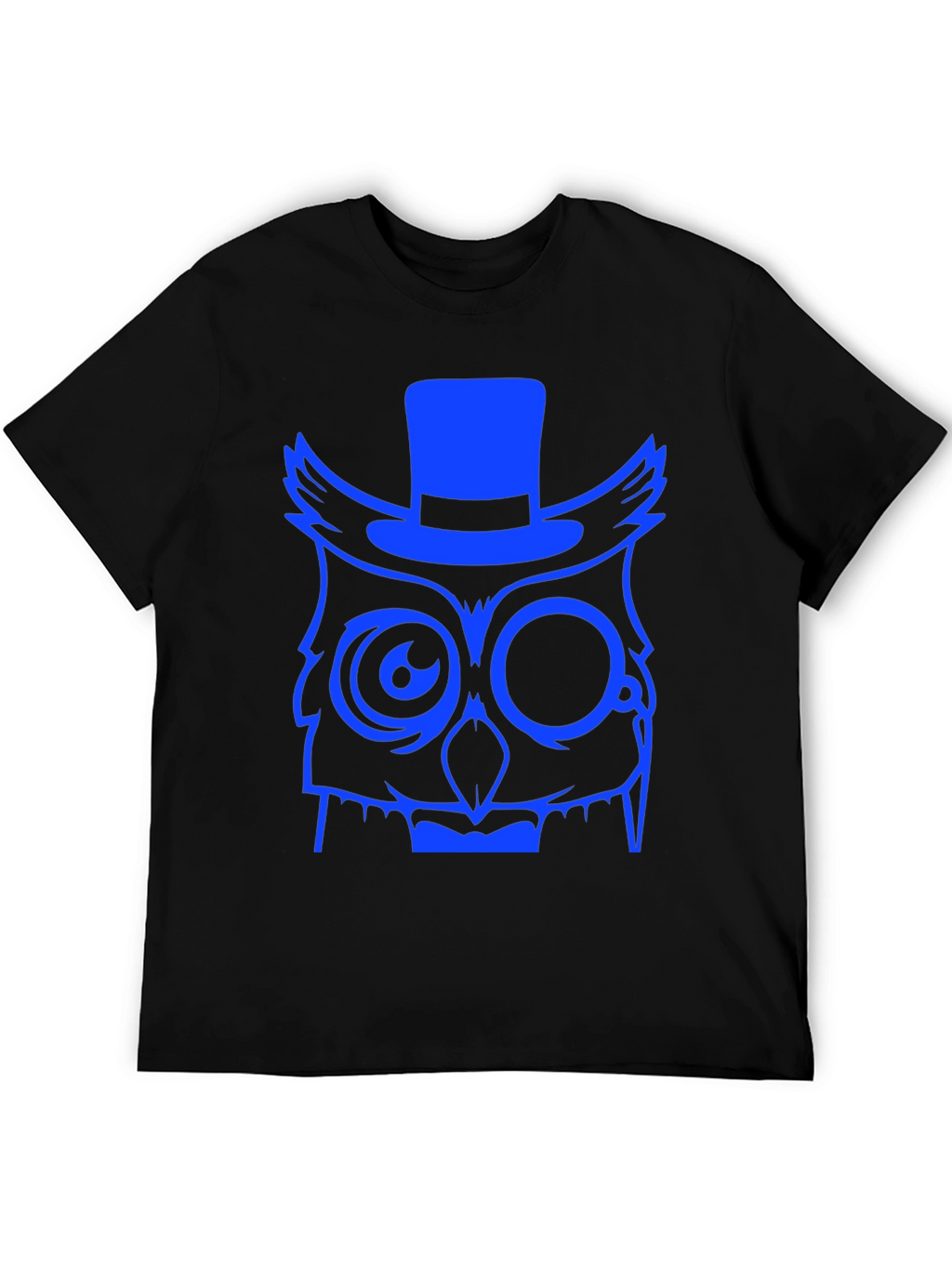 Owl Top Hat Graphic Tee - Unique Design T-Shirt
