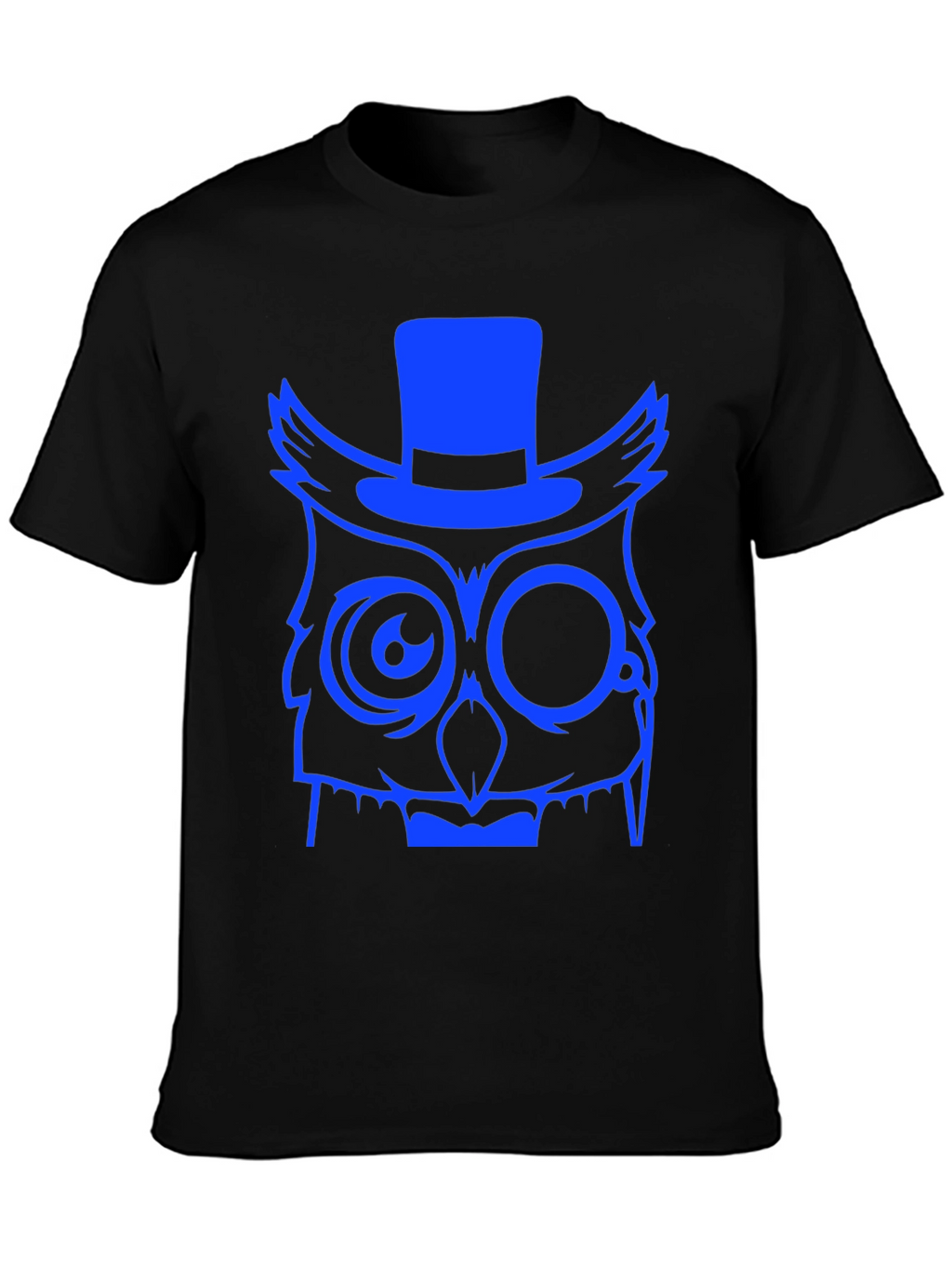 Owl Top Hat Graphic Tee - Unique Design T-Shirt