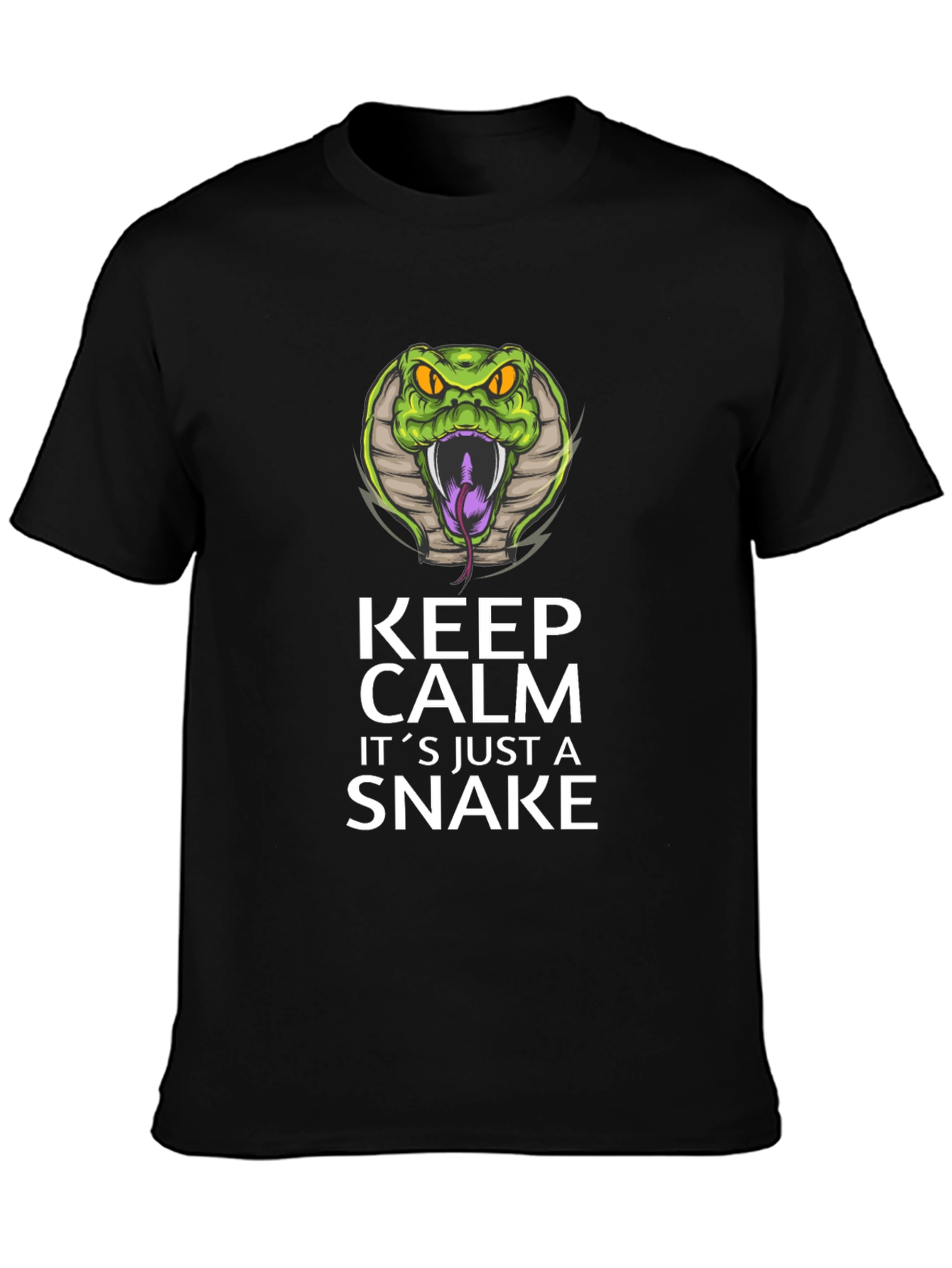 Keep Calm Snake Graphic Tee