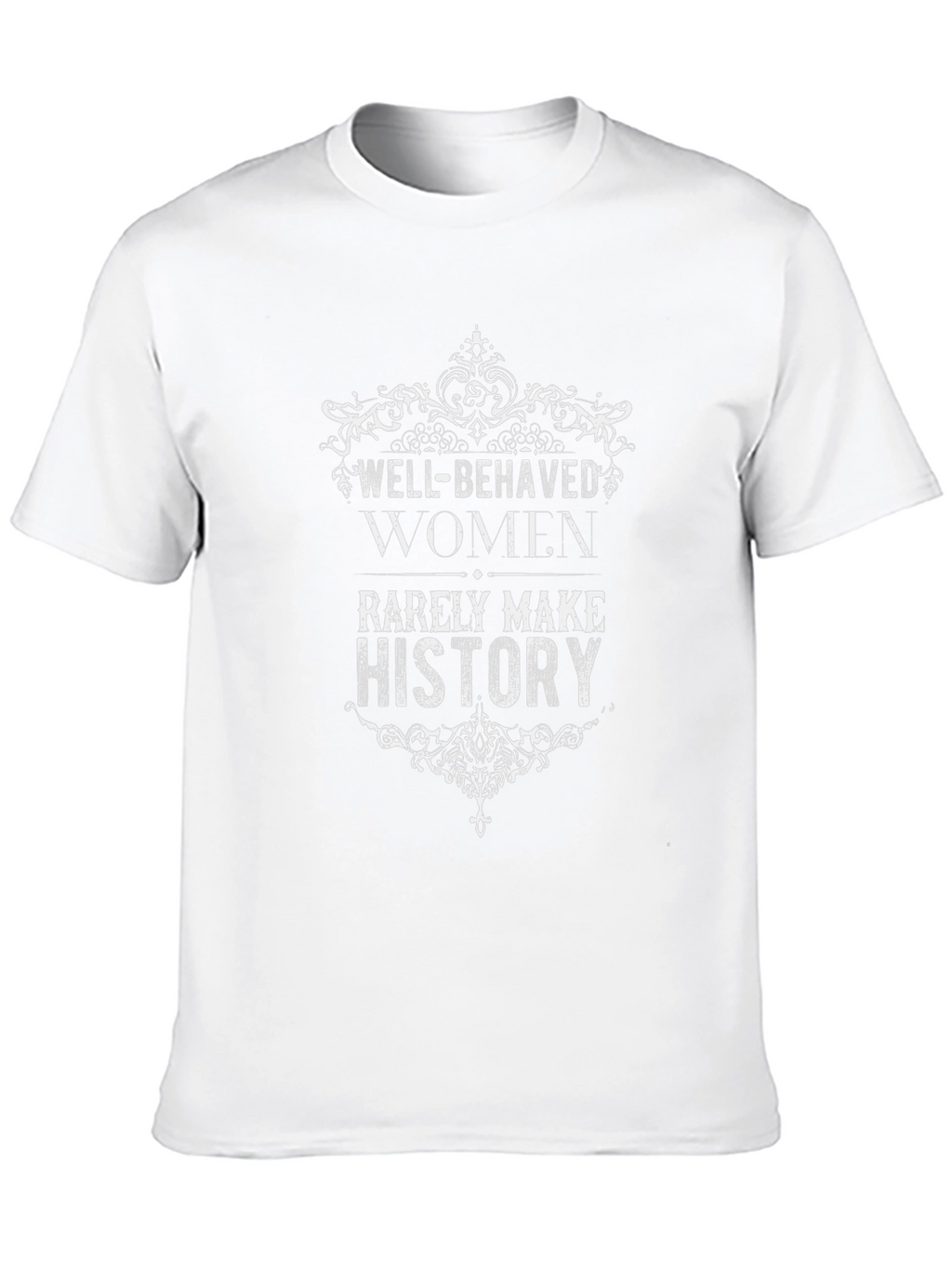 Well-Behaved Women History Tee - Black
