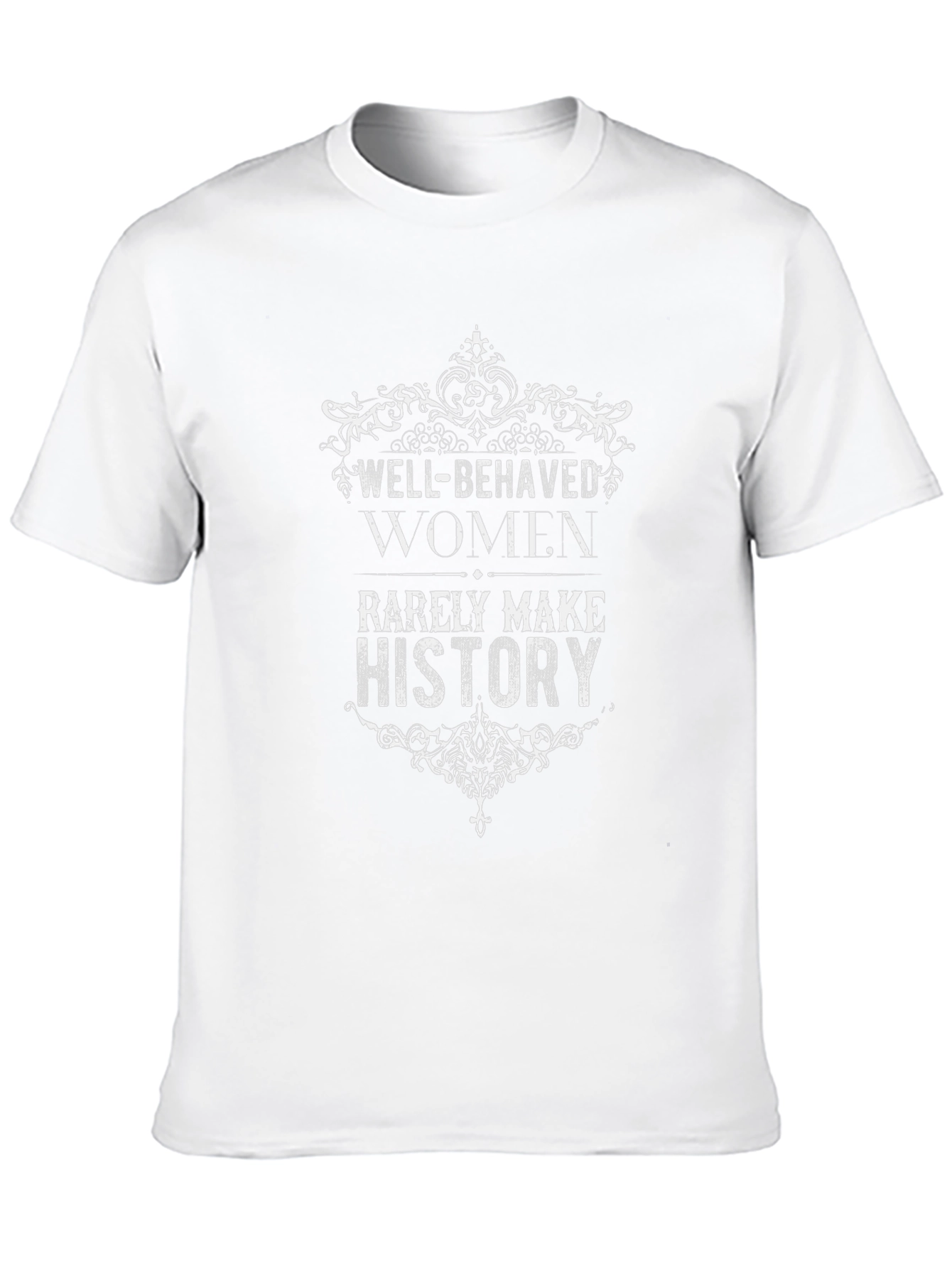 Well-Behaved Women History Tee - Black