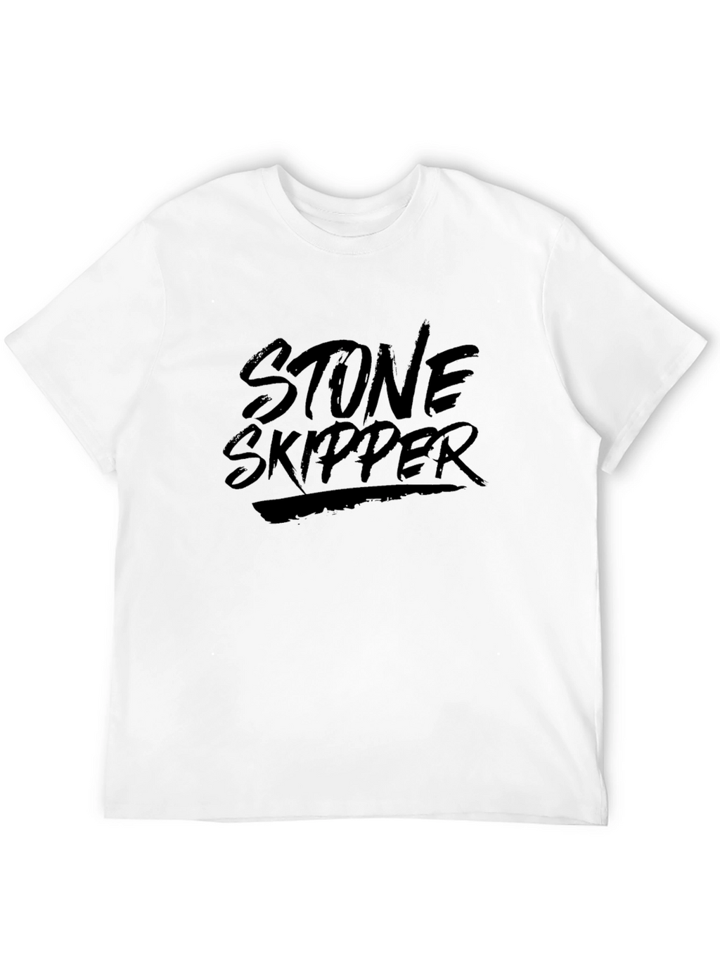 Stone Skipper Black Graphic T-Shirt