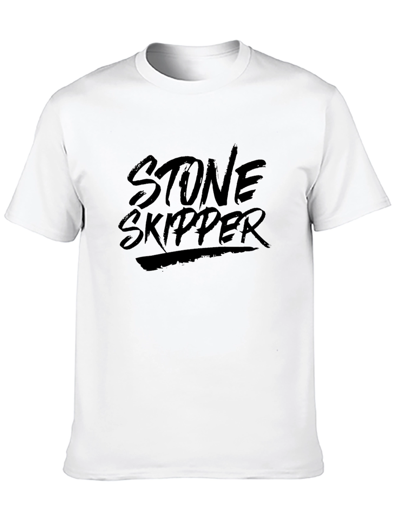 Stone Skipper Black Graphic T-Shirt
