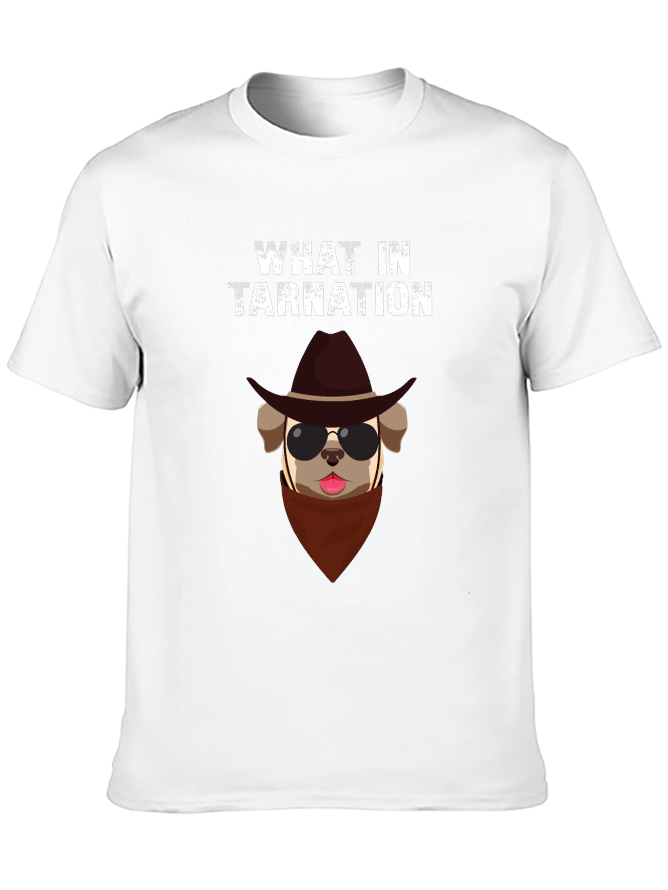 What in Tarnation Dog Cowboy Graphic Tee
