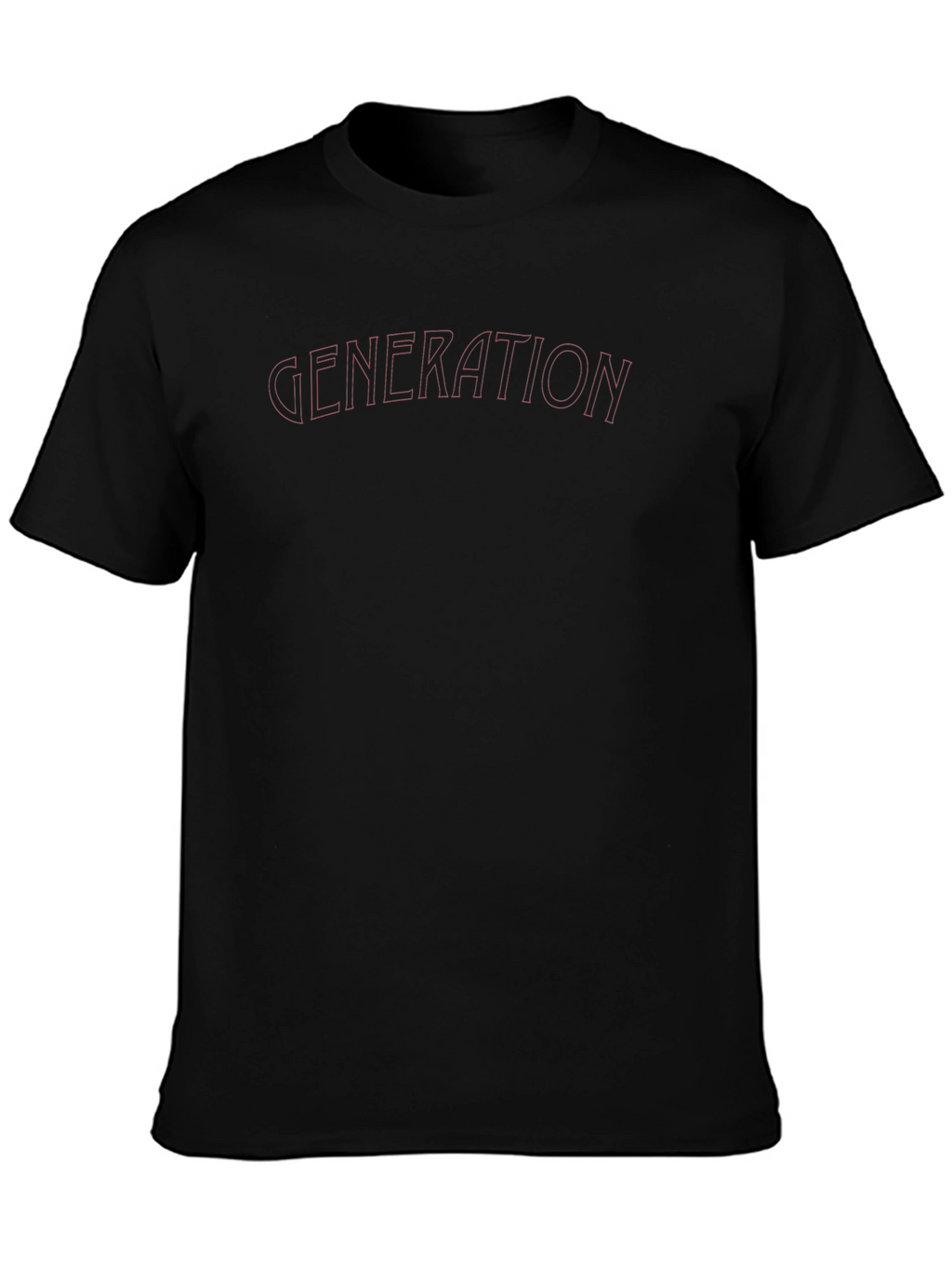 Generation T-Shirt - Black Crew Neck Tee