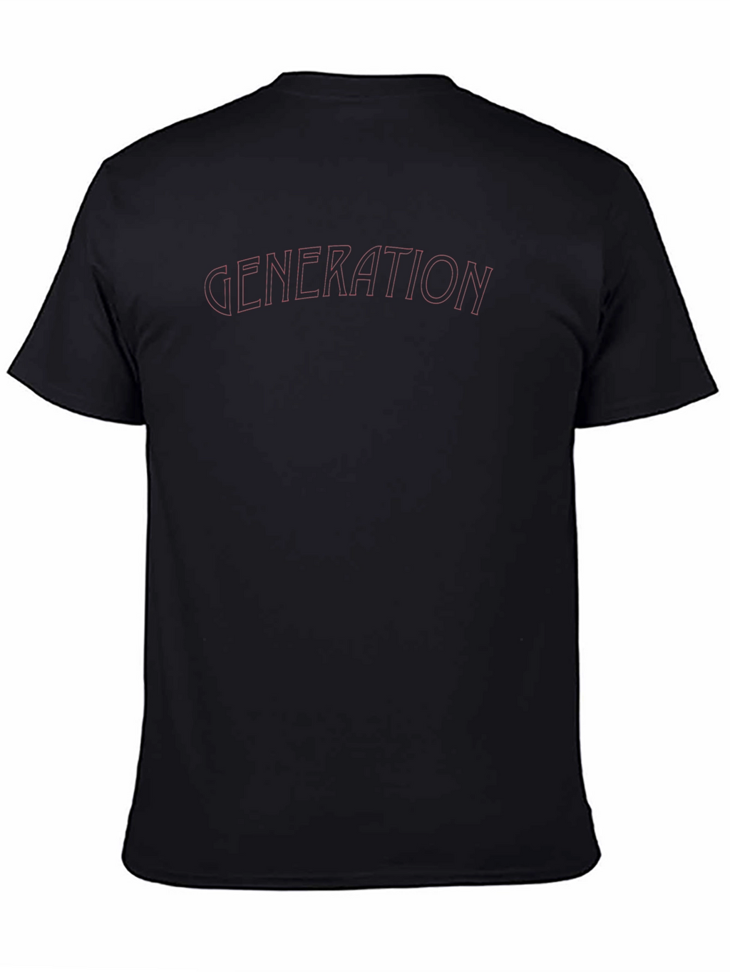 Generation T-Shirt - Black Crew Neck Tee