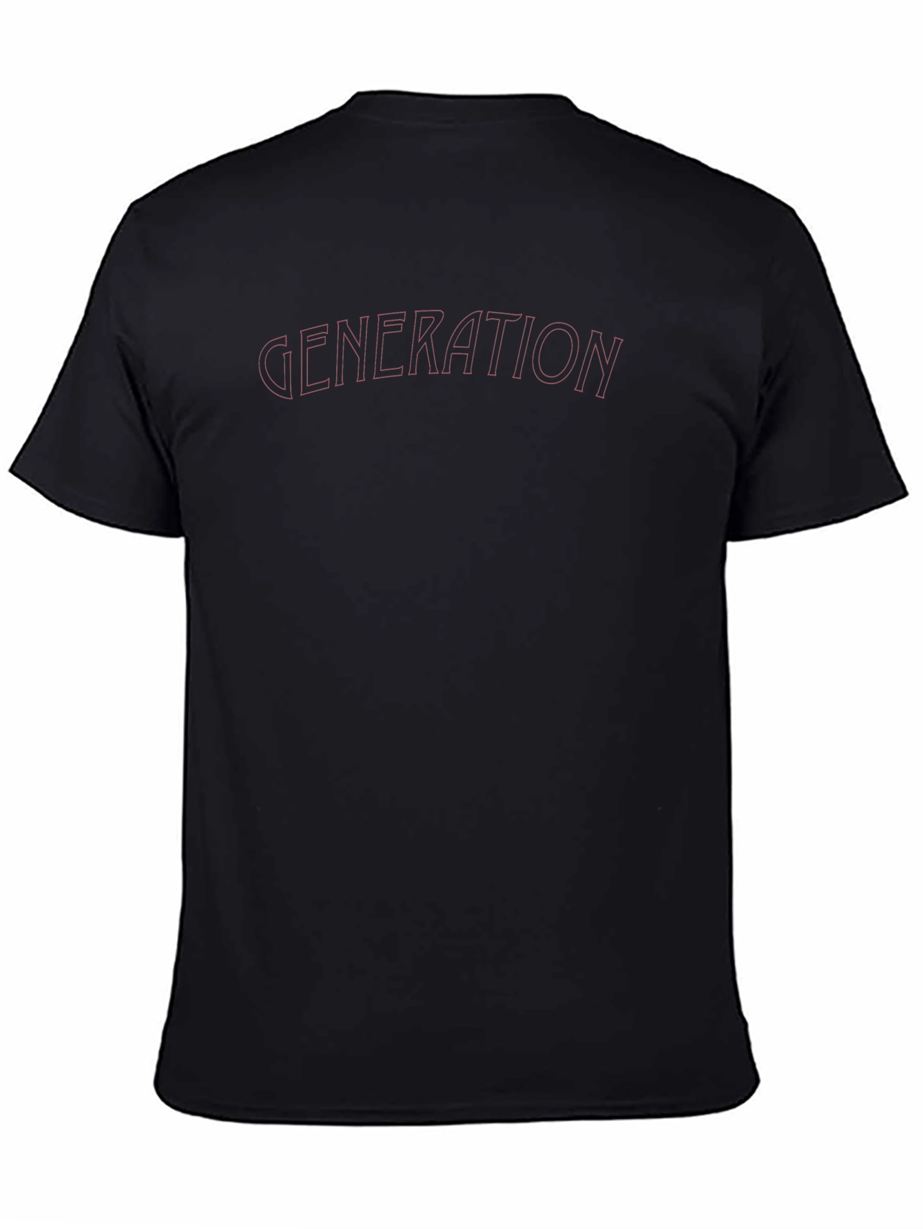 Generation T-Shirt - Black Crew Neck Tee