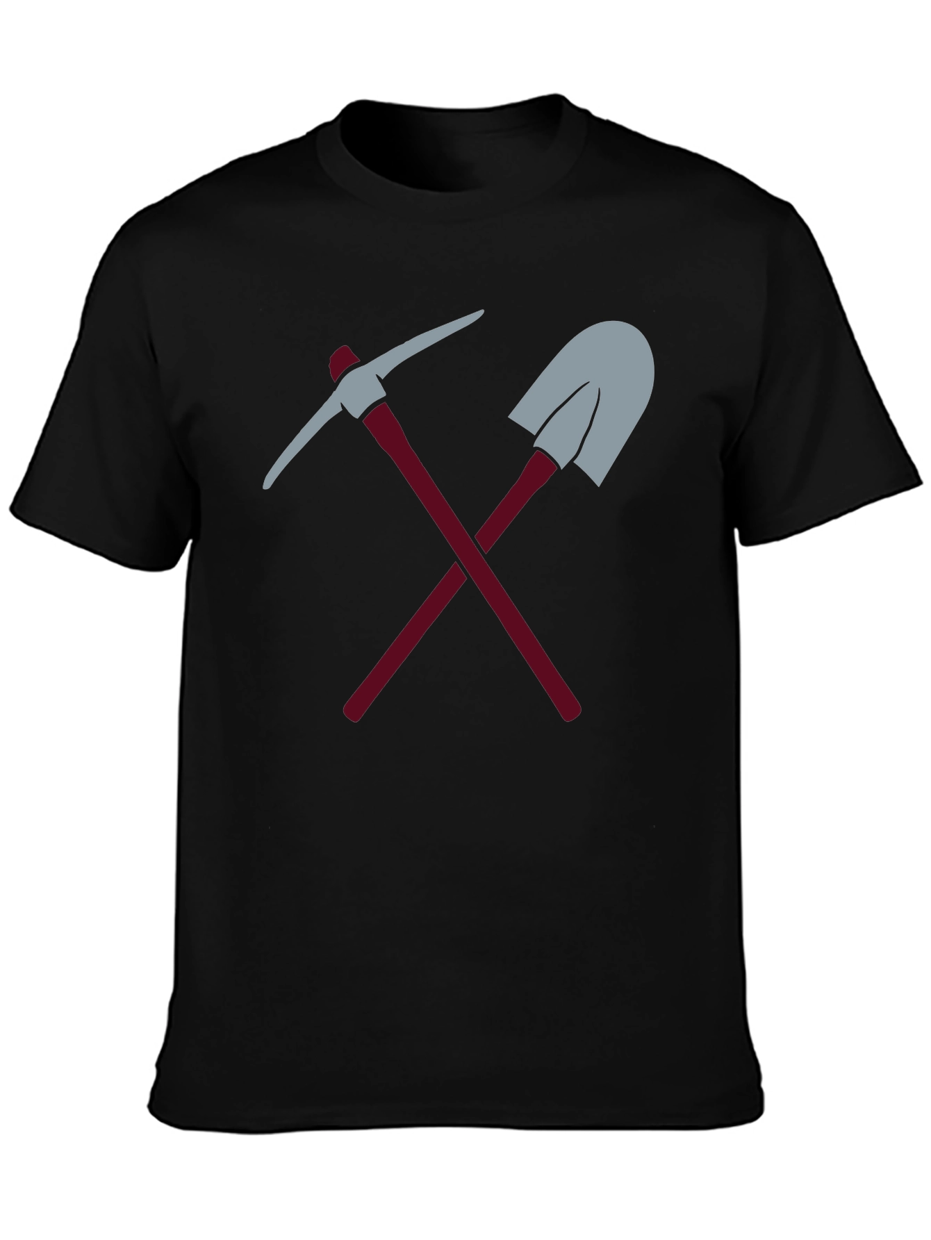 Miners Tools Graphic Tee - Black Casual Shirt