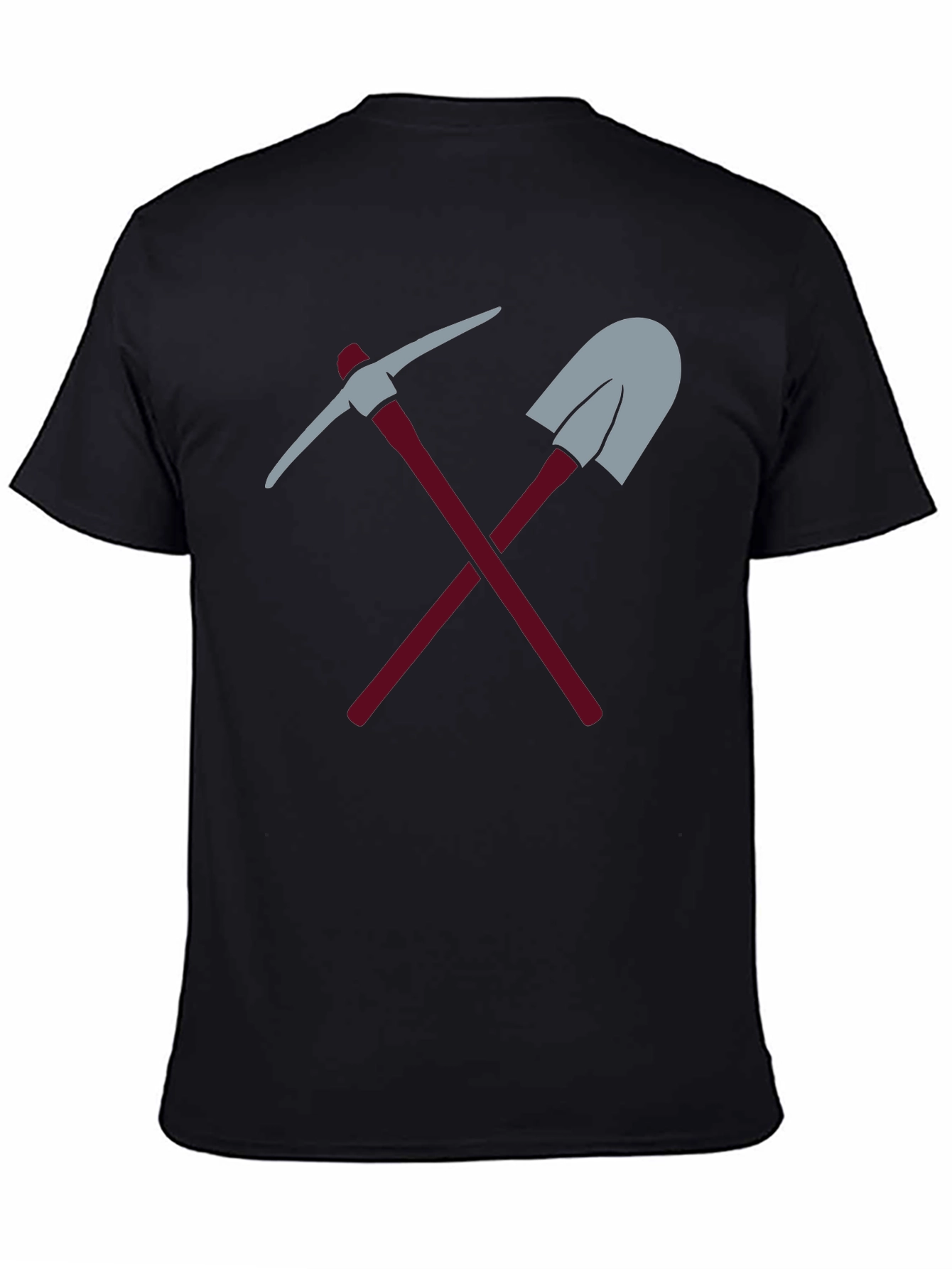Miners Tools Graphic Tee - Black Casual Shirt