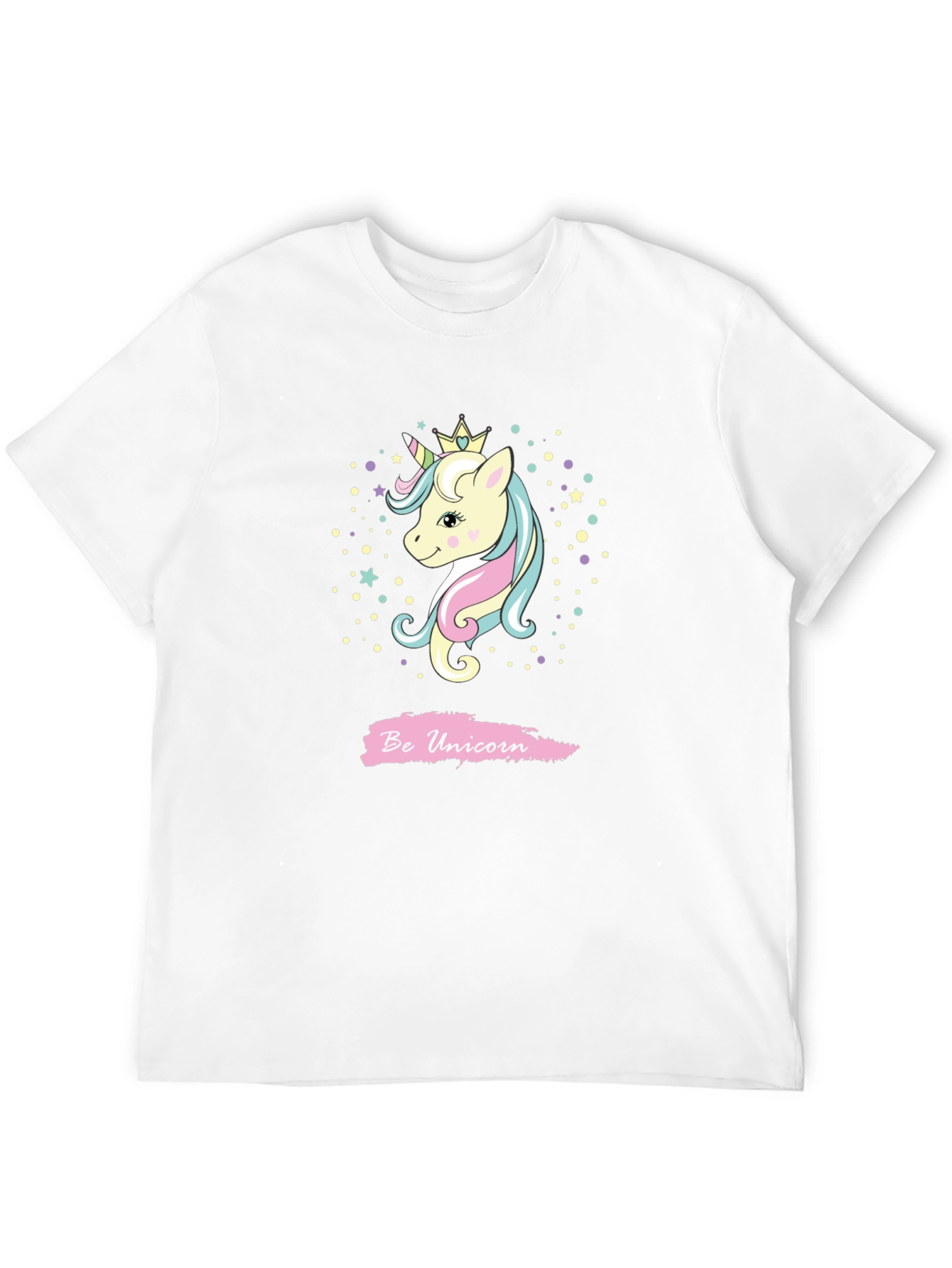 Be Unicorn Graphic Black T-Shirt