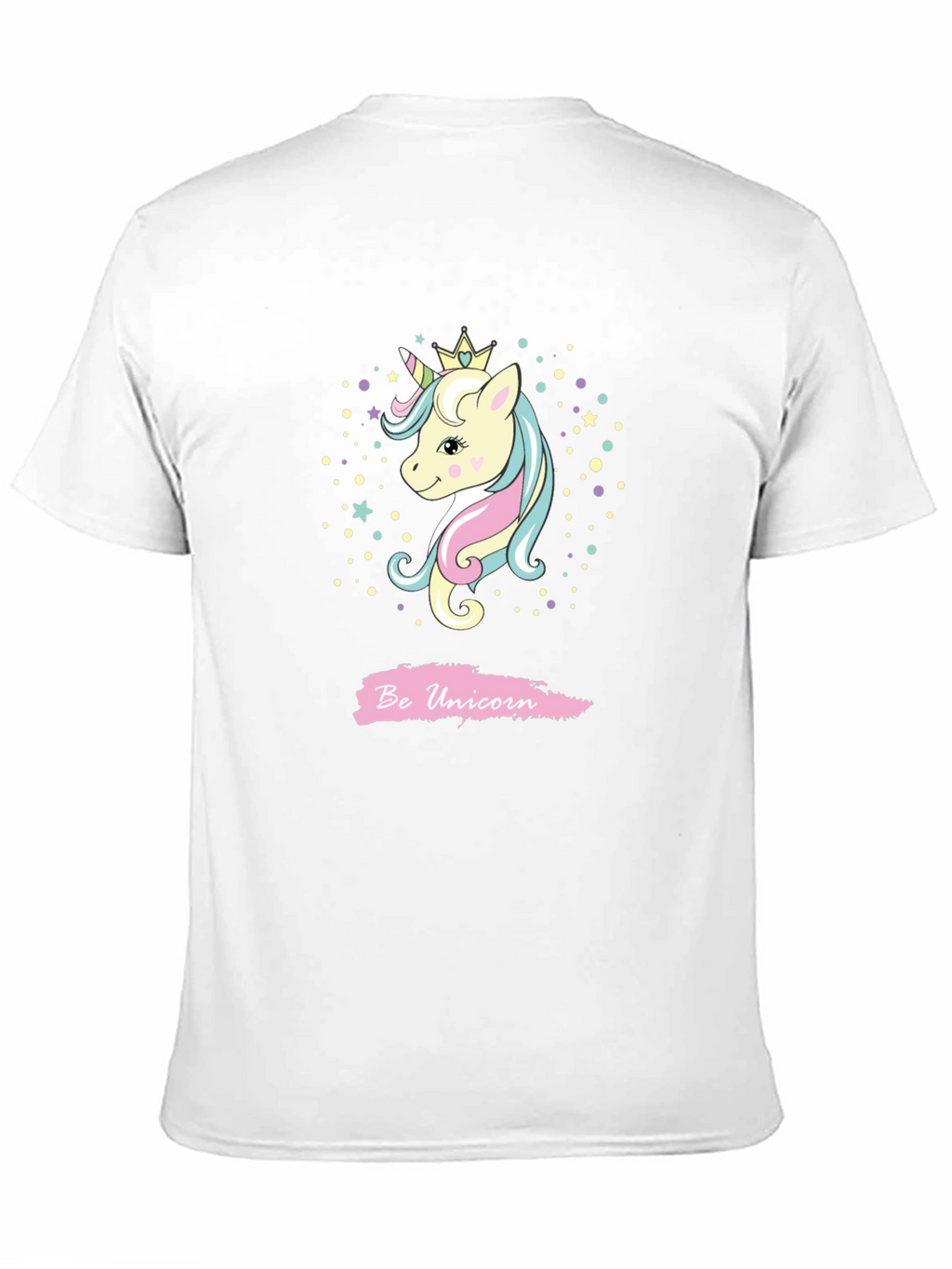 Be Unicorn Graphic Black T-Shirt