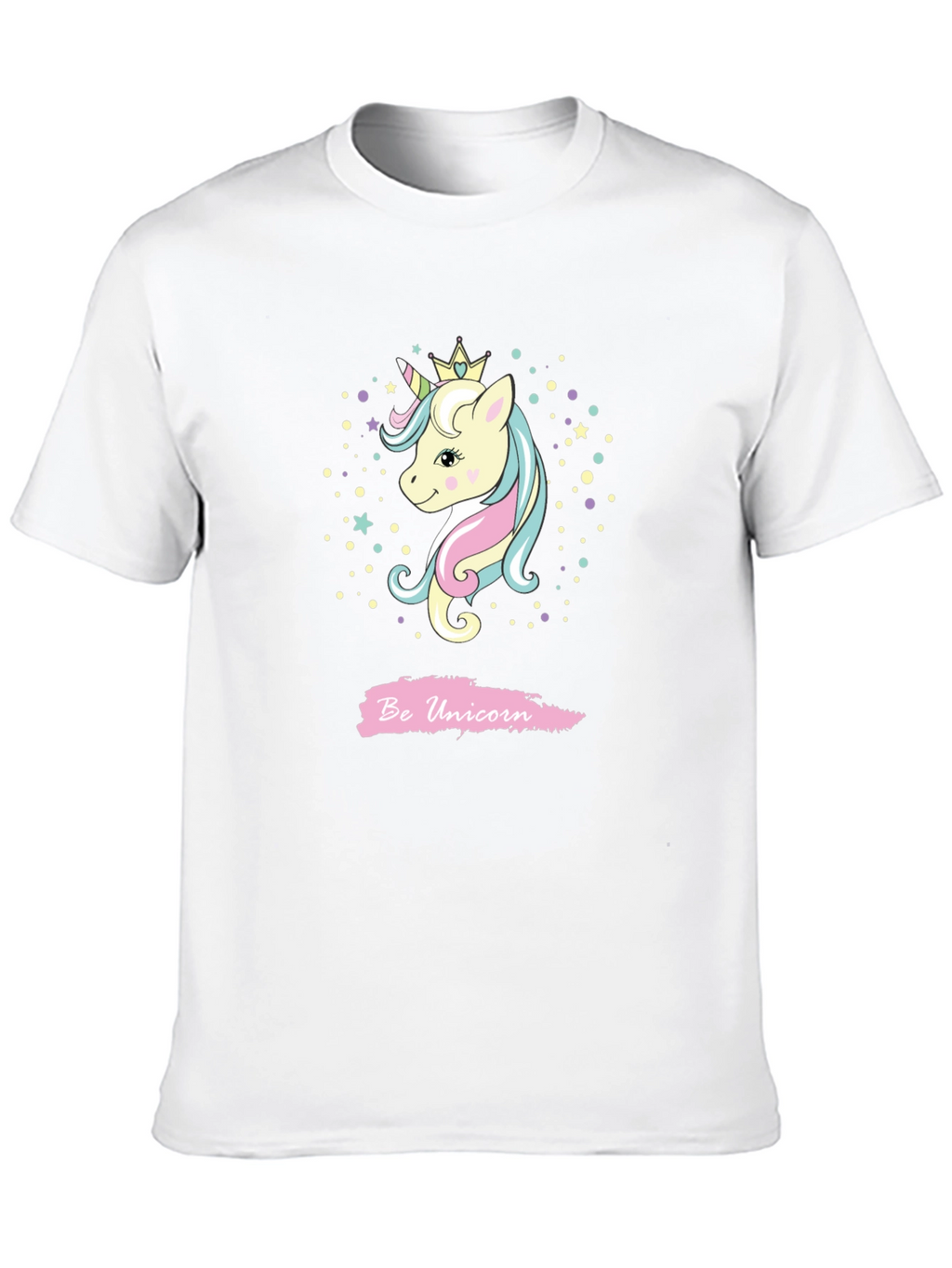 Be Unicorn Graphic Black T-Shirt