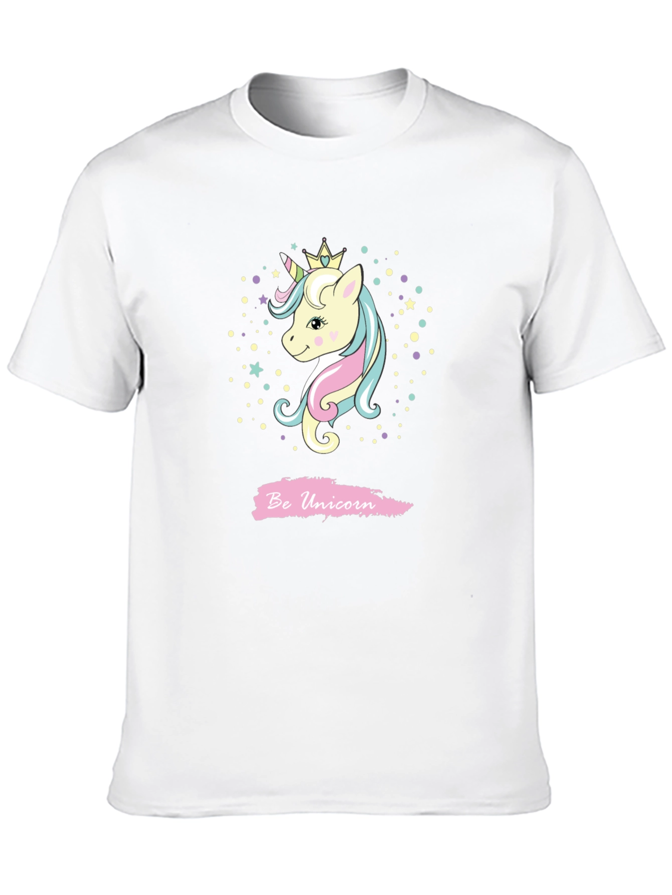 Be Unicorn Graphic Black T-Shirt
