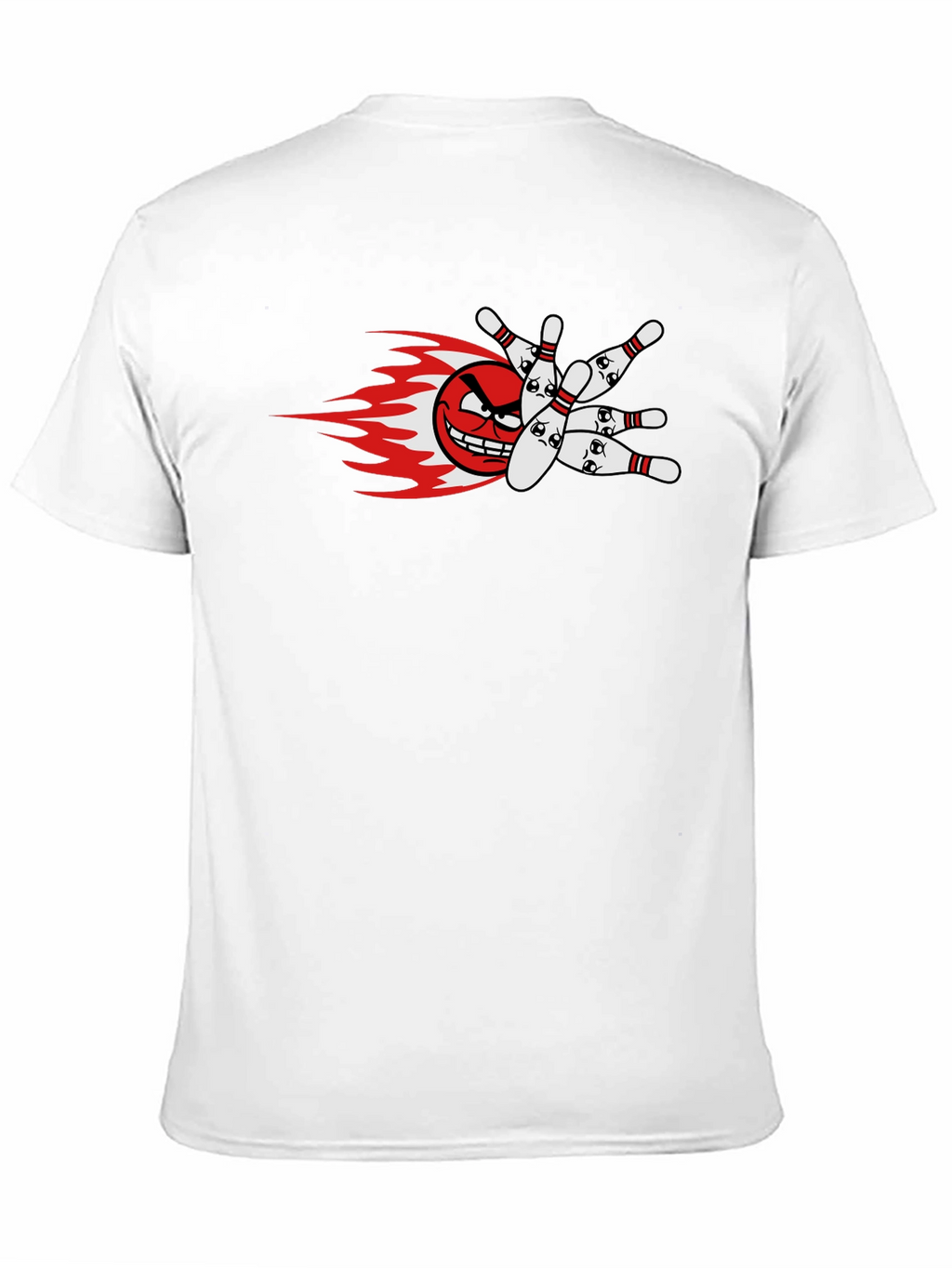 Mens Bowling Strike Graphic T-Shirt