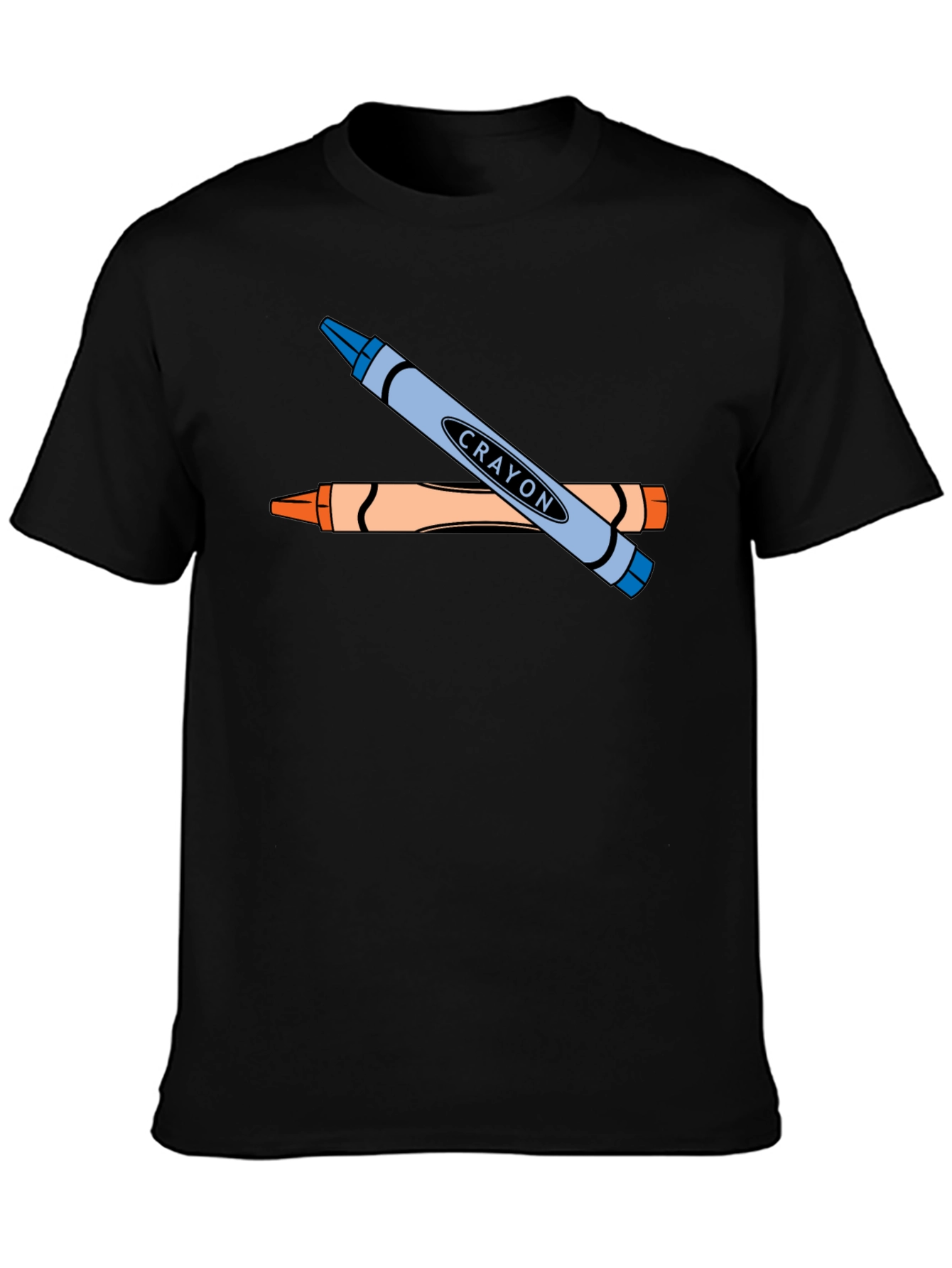 Crayon Graphic T-Shirt - Art Lovers Tee
