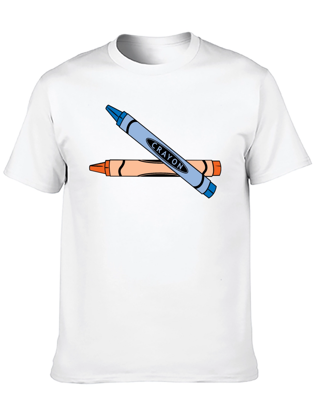 Crayon Graphic T-Shirt - Art Lovers Tee
