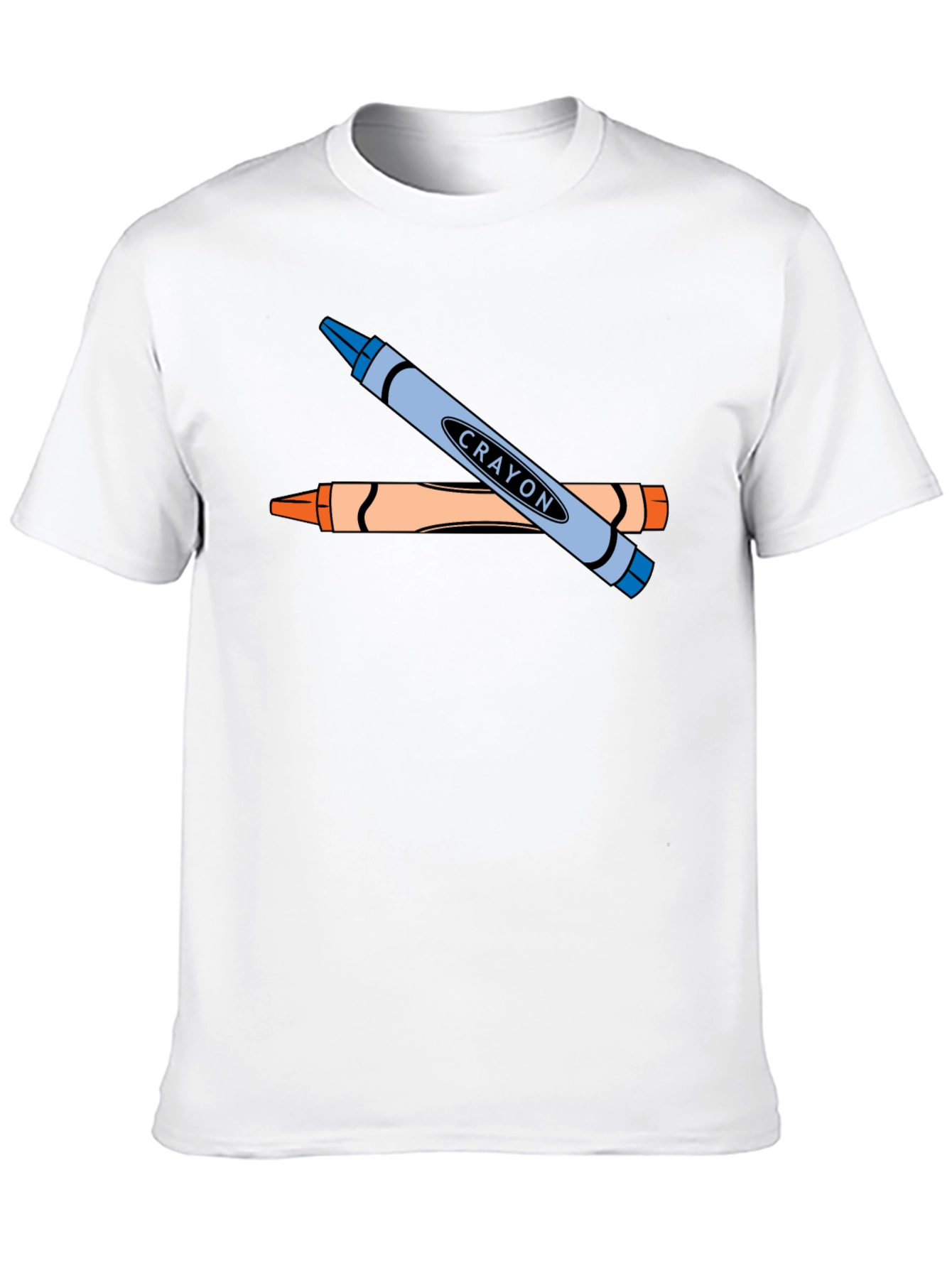 Crayon Graphic T-Shirt - Art Lovers Tee
