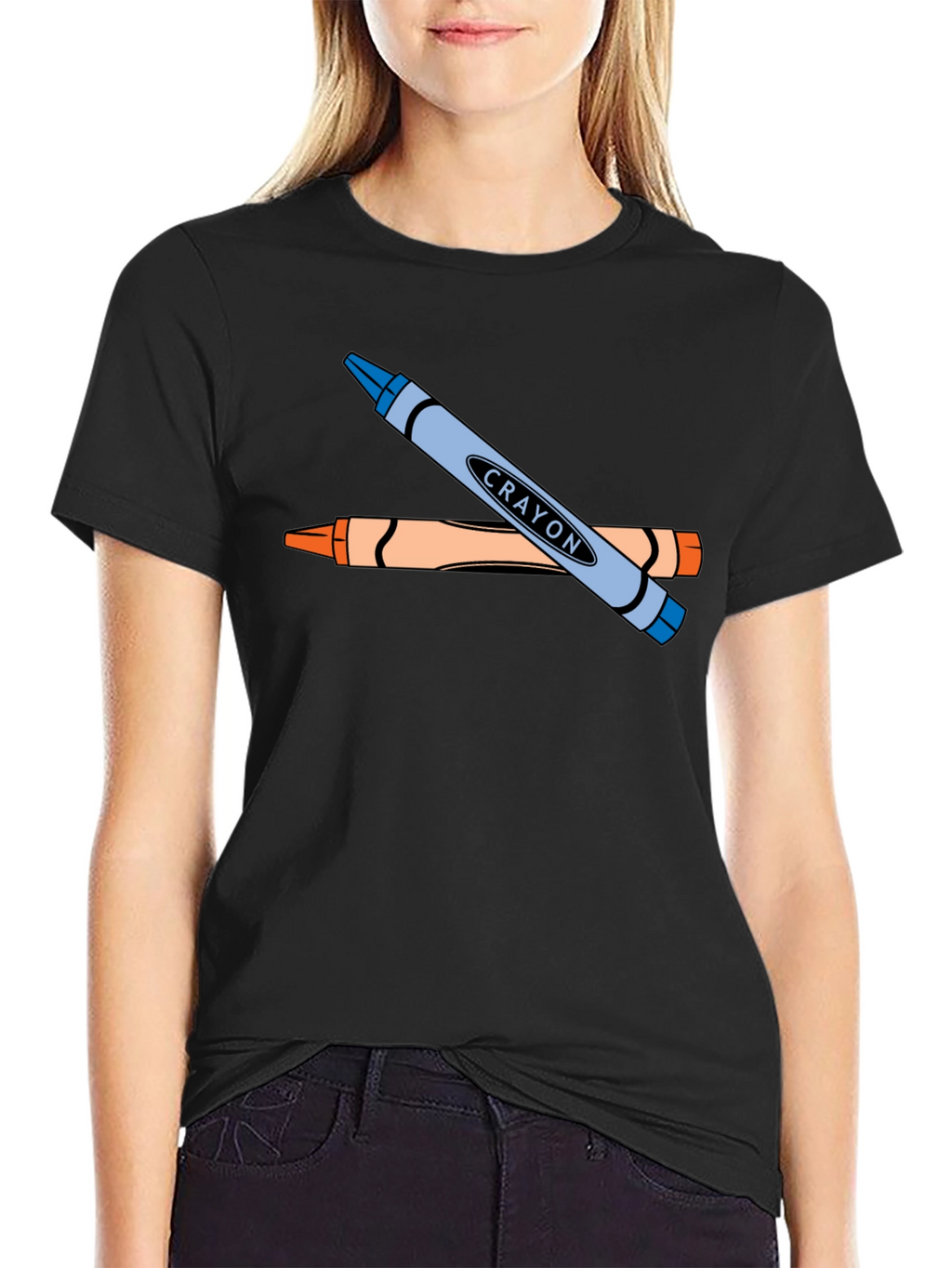 Crayon Graphic T-Shirt - Art Lovers Tee