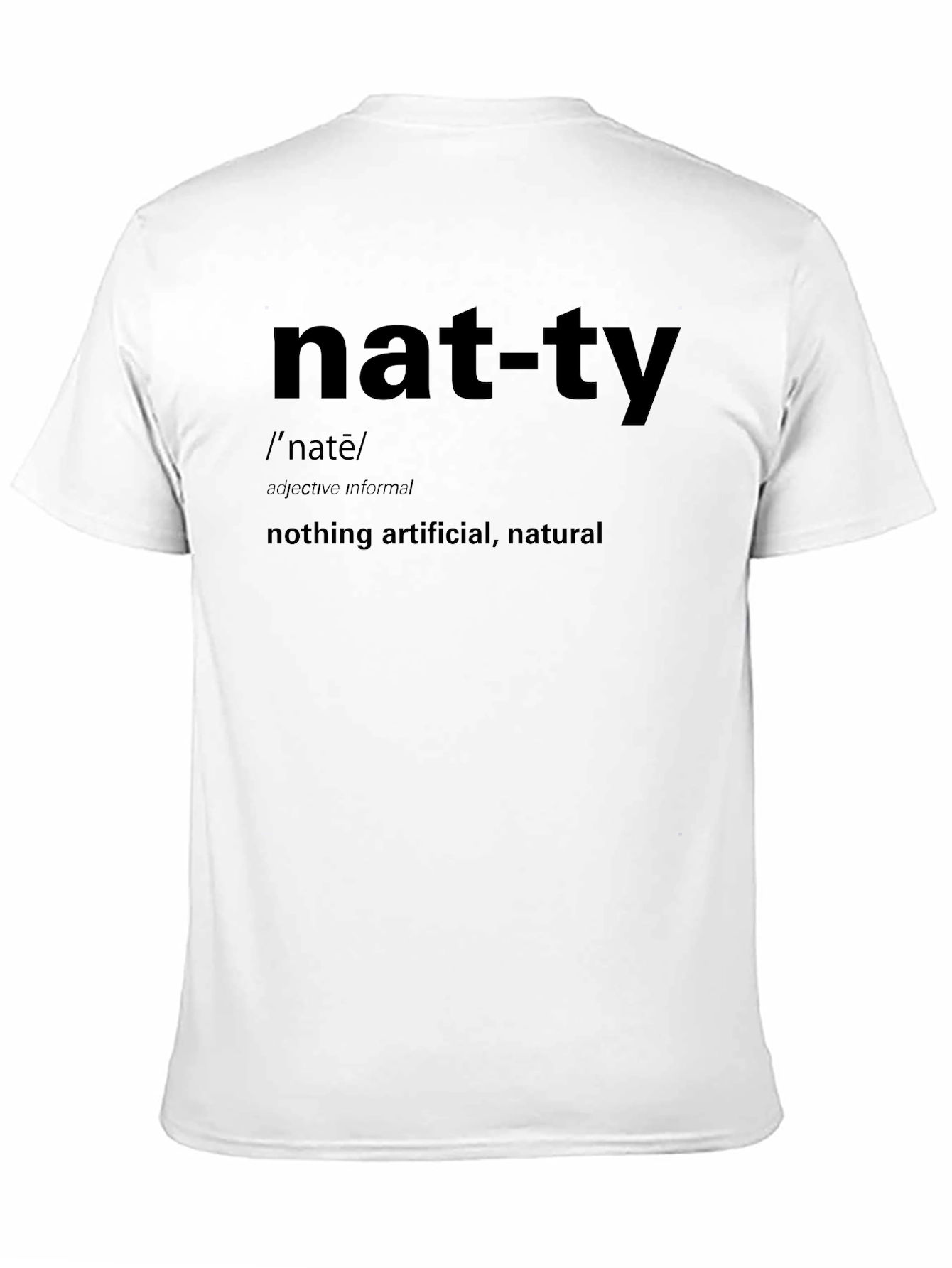 Nat-ty Definition Black Graphic T-Shirt