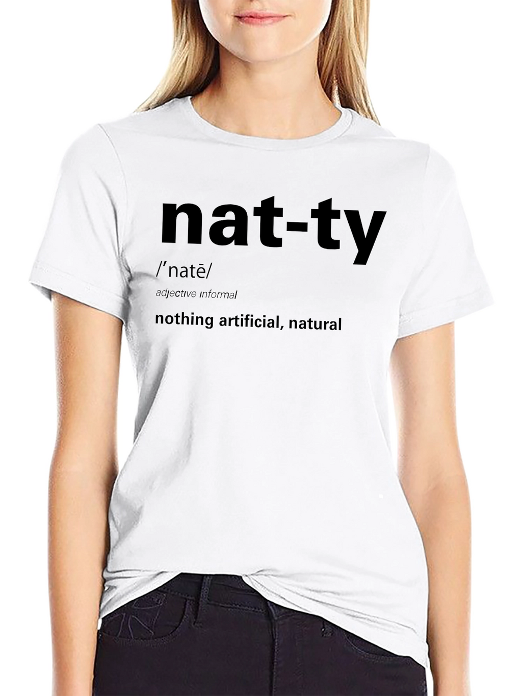 Nat-ty Definition Black Graphic T-Shirt