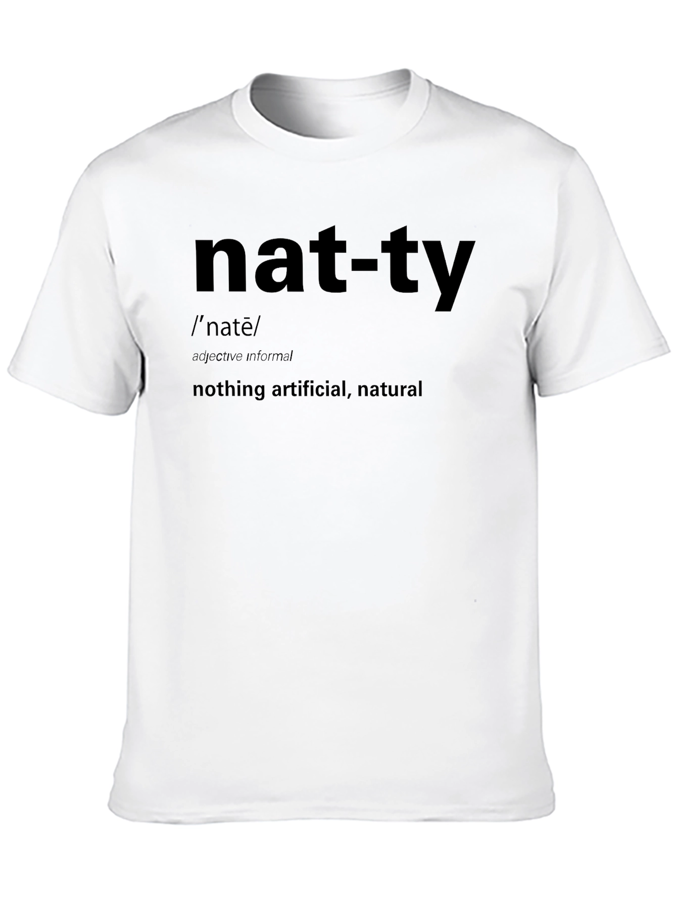 Nat-ty Definition Black Graphic T-Shirt