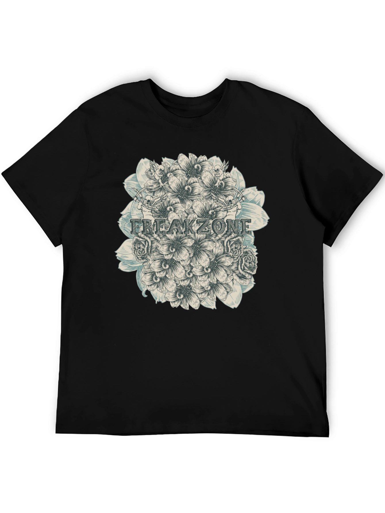 Freakzone Floral Graphic T-Shirt