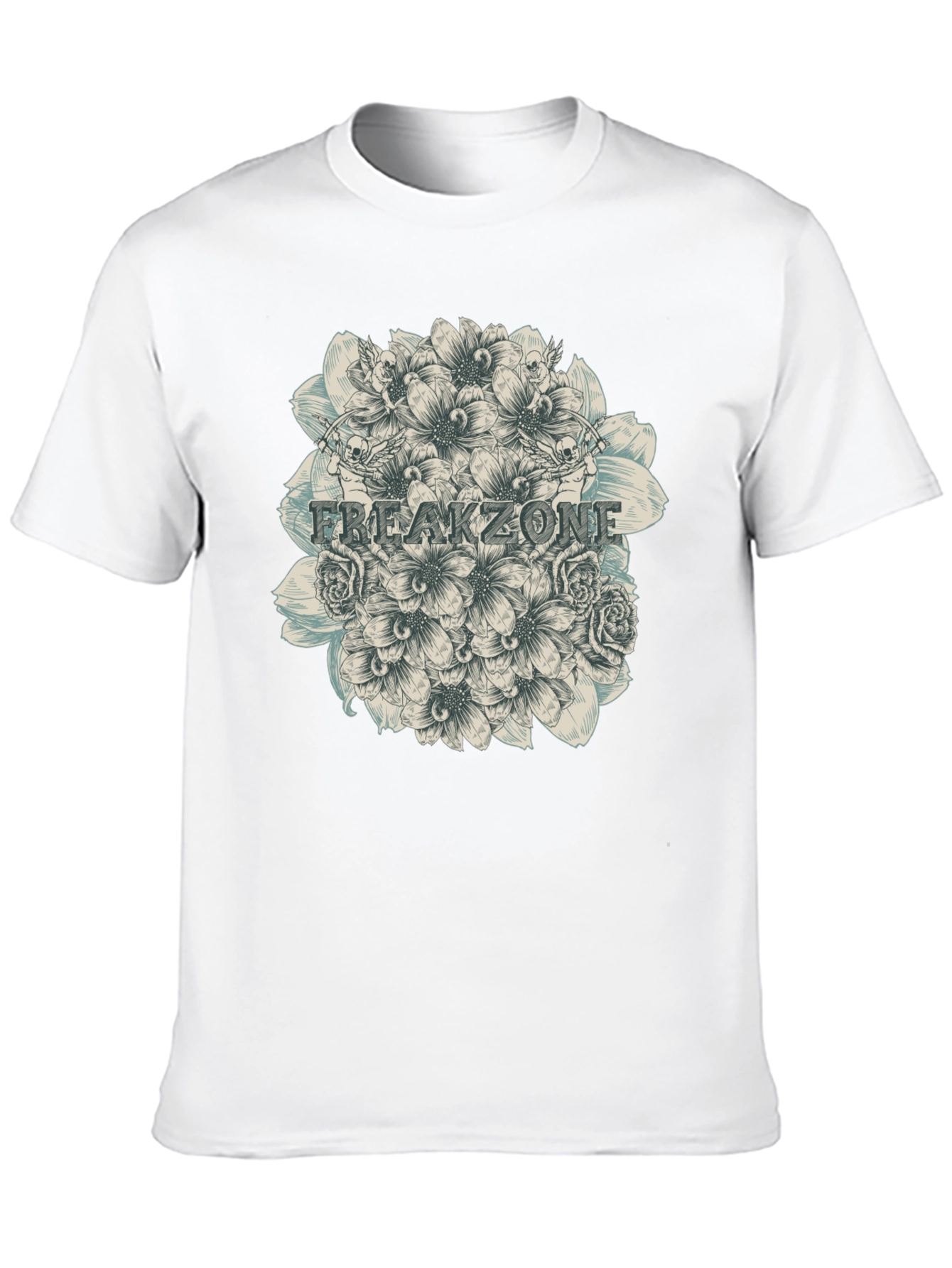 Freakzone Floral Graphic T-Shirt