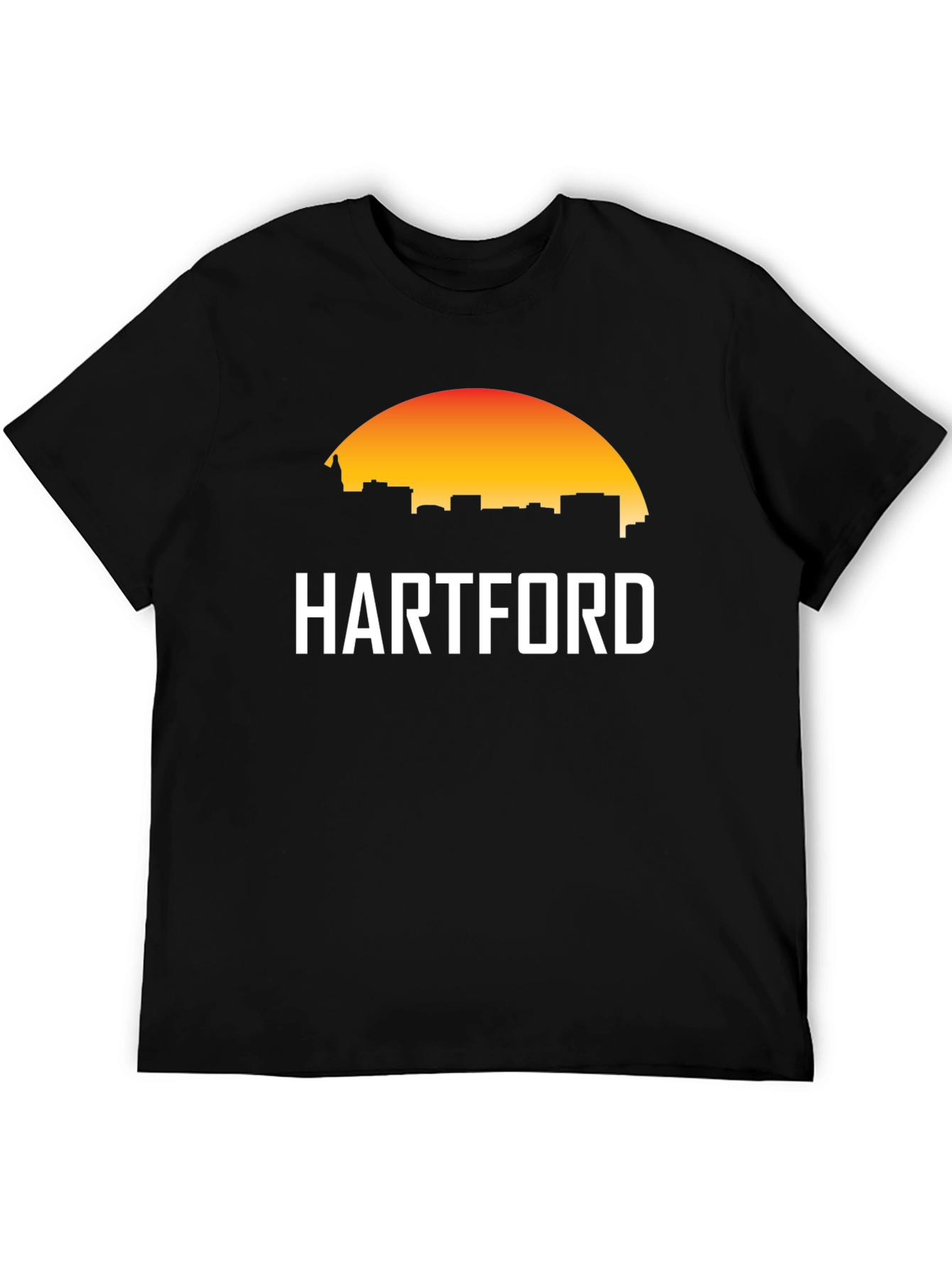 Hartford Skyline Graphic Tee - City Pride Black T-Shirt