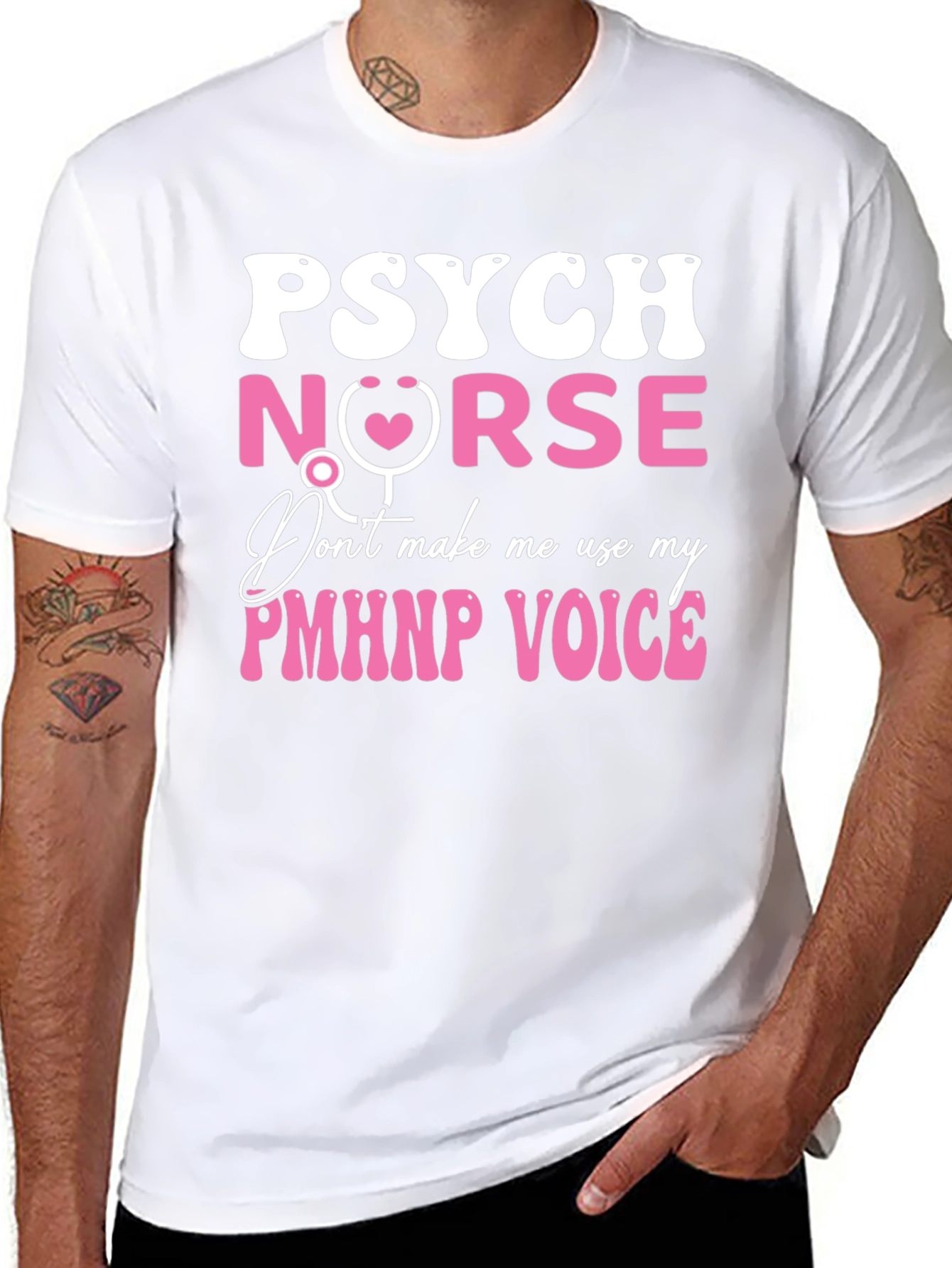 Psych Nurse T-Shirt - PMHNP Voice Tee