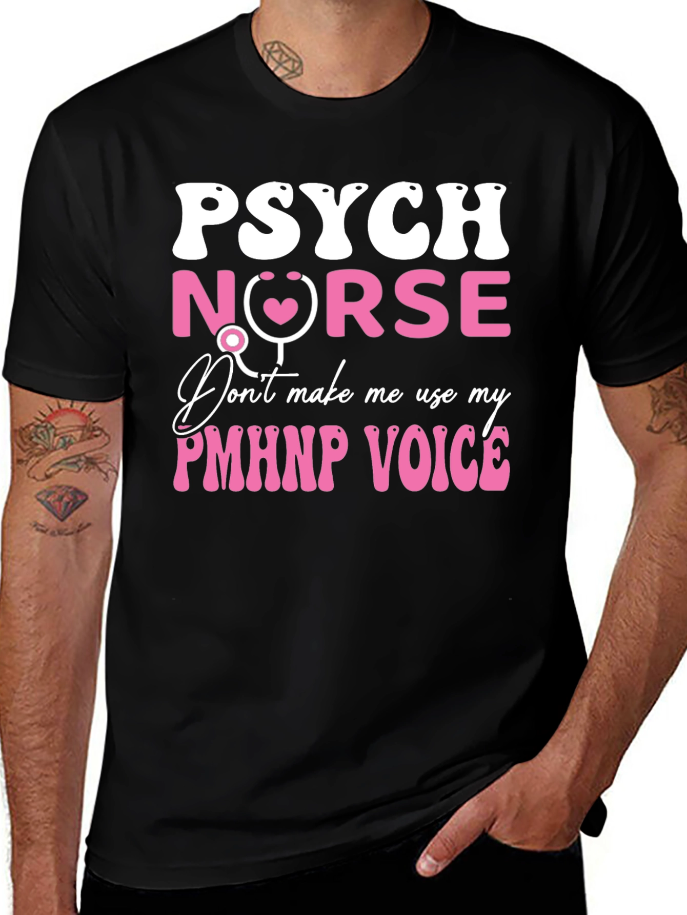 Psych Nurse T-Shirt - PMHNP Voice Tee