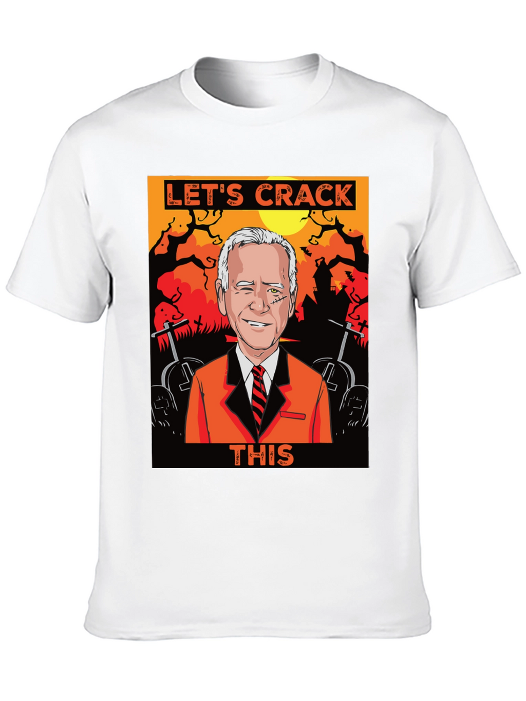 Lets Crack This Halloween Joe Biden Graphic Tee