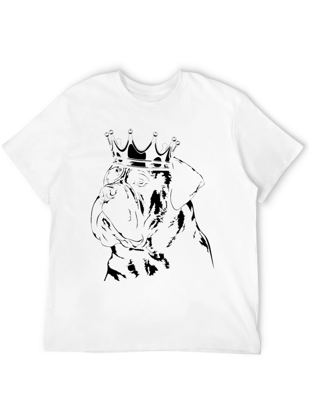 Dog King Black T-Shirt - Graphic Tee